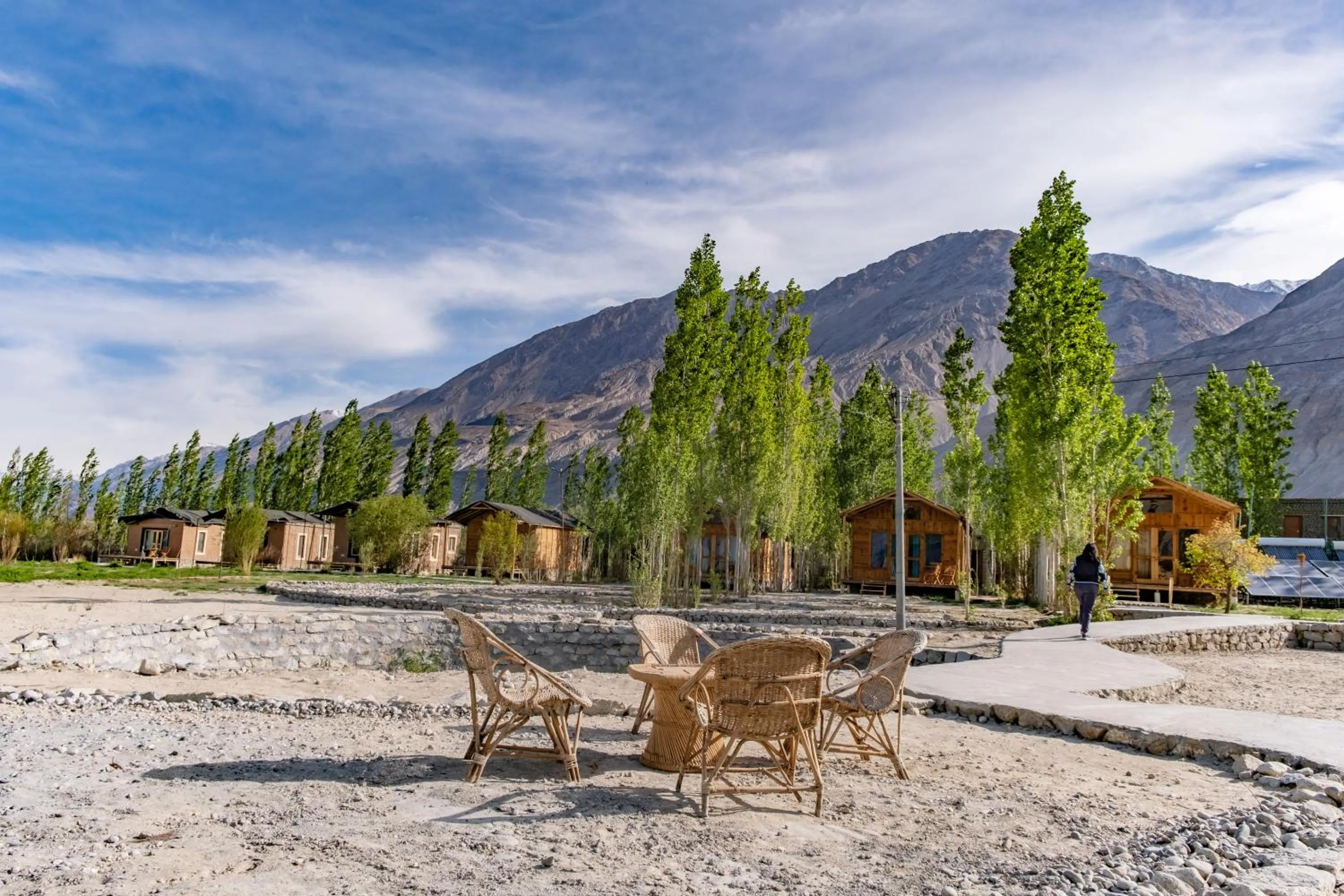 Natural landscape in Nubra Ecolodge
