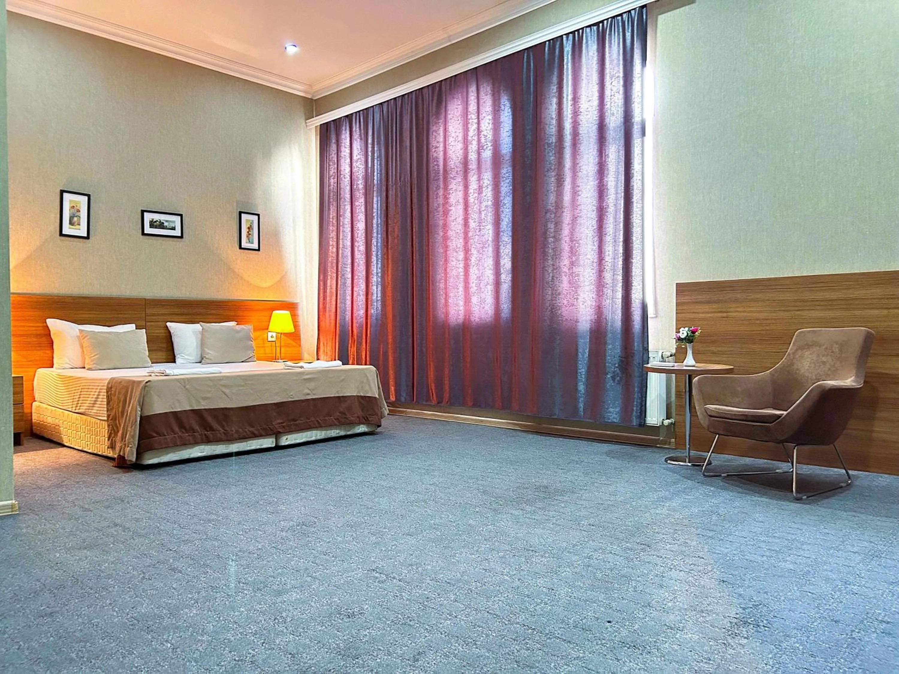 Bed in Family Hotel - Free Massage