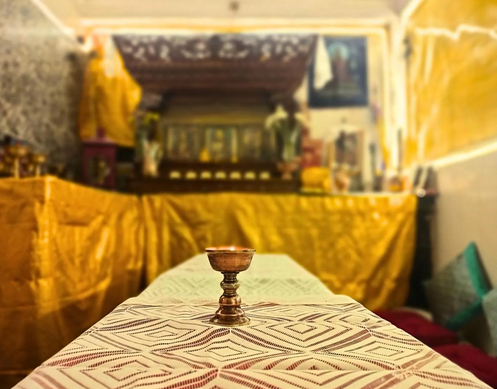 Place of worship in Hidden Monkey Stays Darjeeling, Batasia