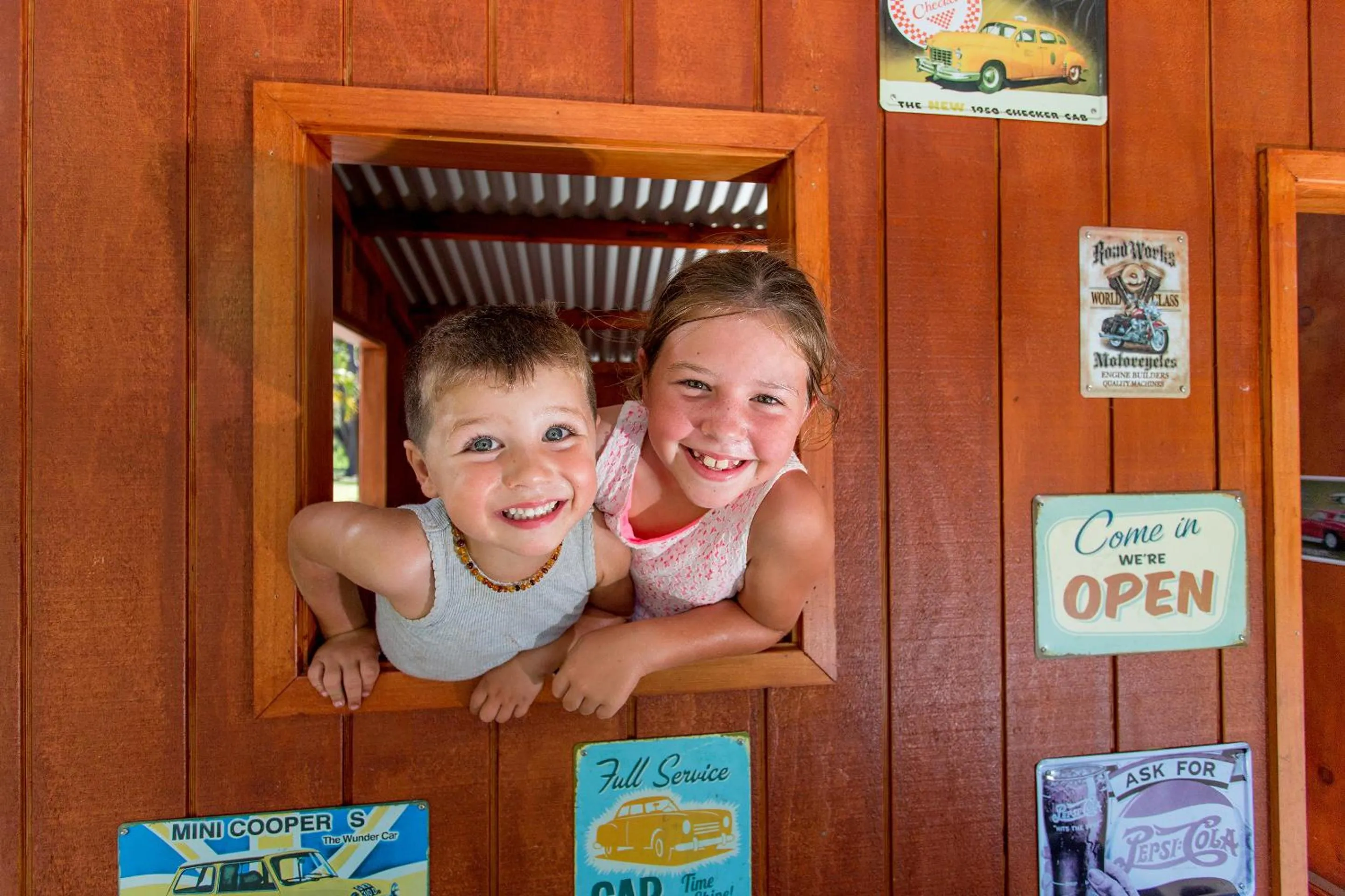 Children play ground in NRMA South West Rocks Holiday Park