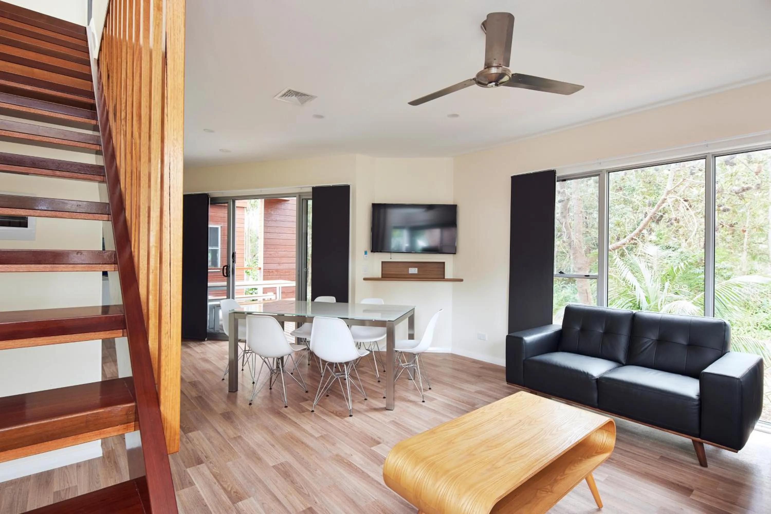 Living room in NRMA South West Rocks Holiday Park