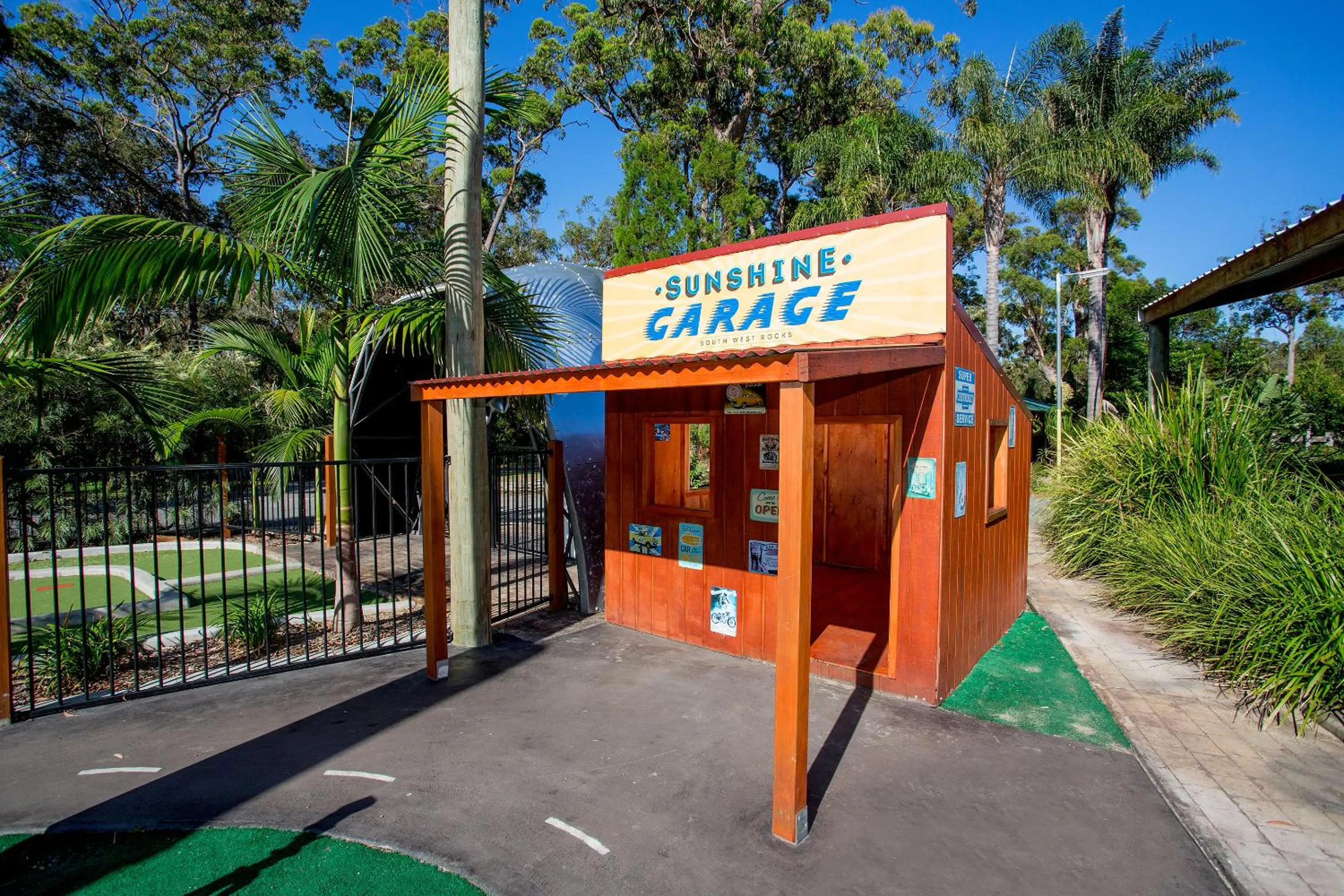 Children play ground in NRMA South West Rocks Holiday Park