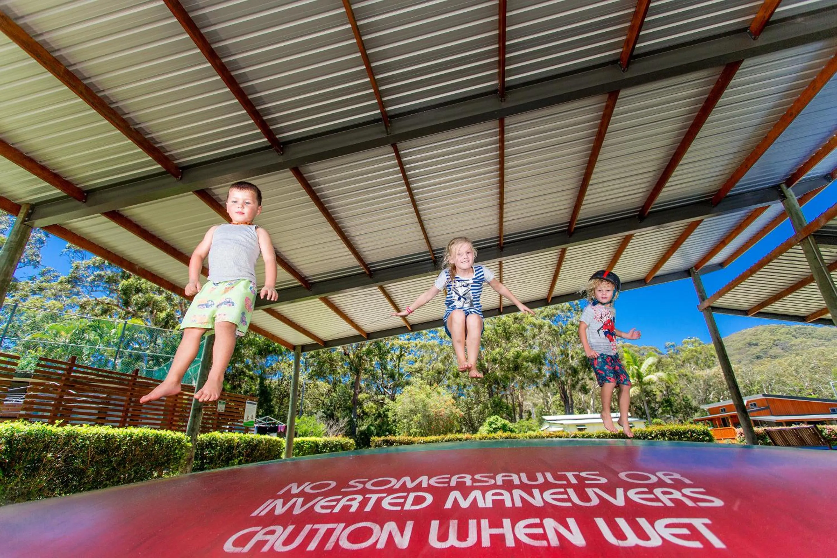 Children play ground in NRMA South West Rocks Holiday Park