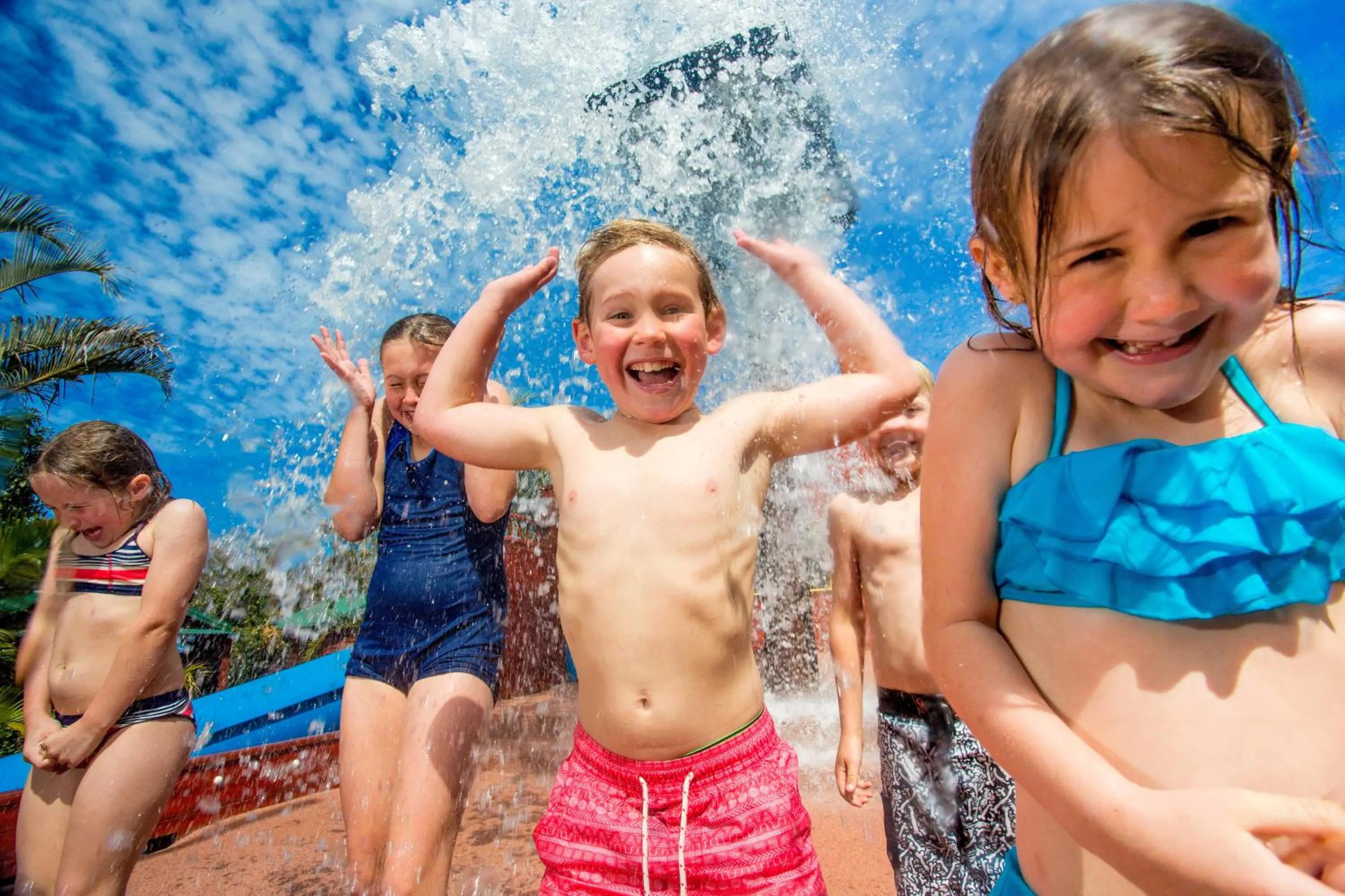 Aqua park in NRMA South West Rocks Holiday Park