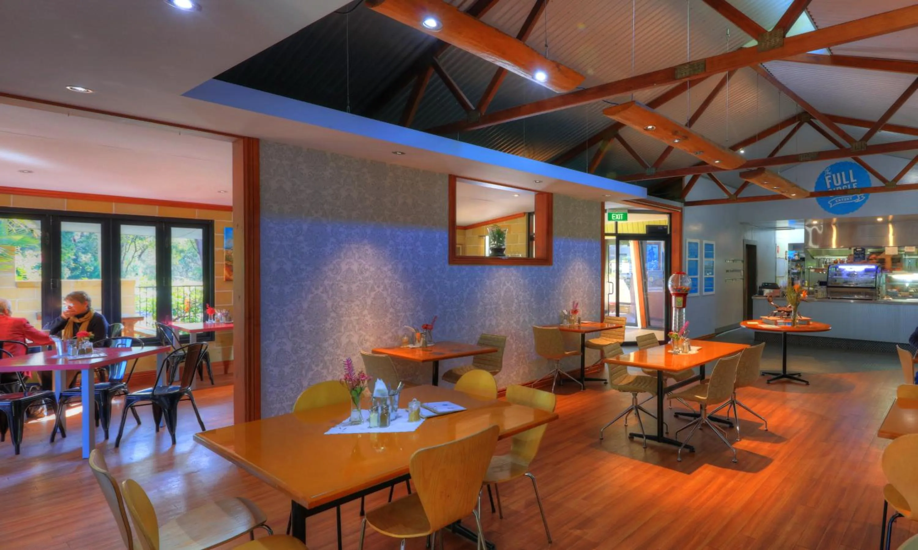 American breakfast in NRMA South West Rocks Holiday Park