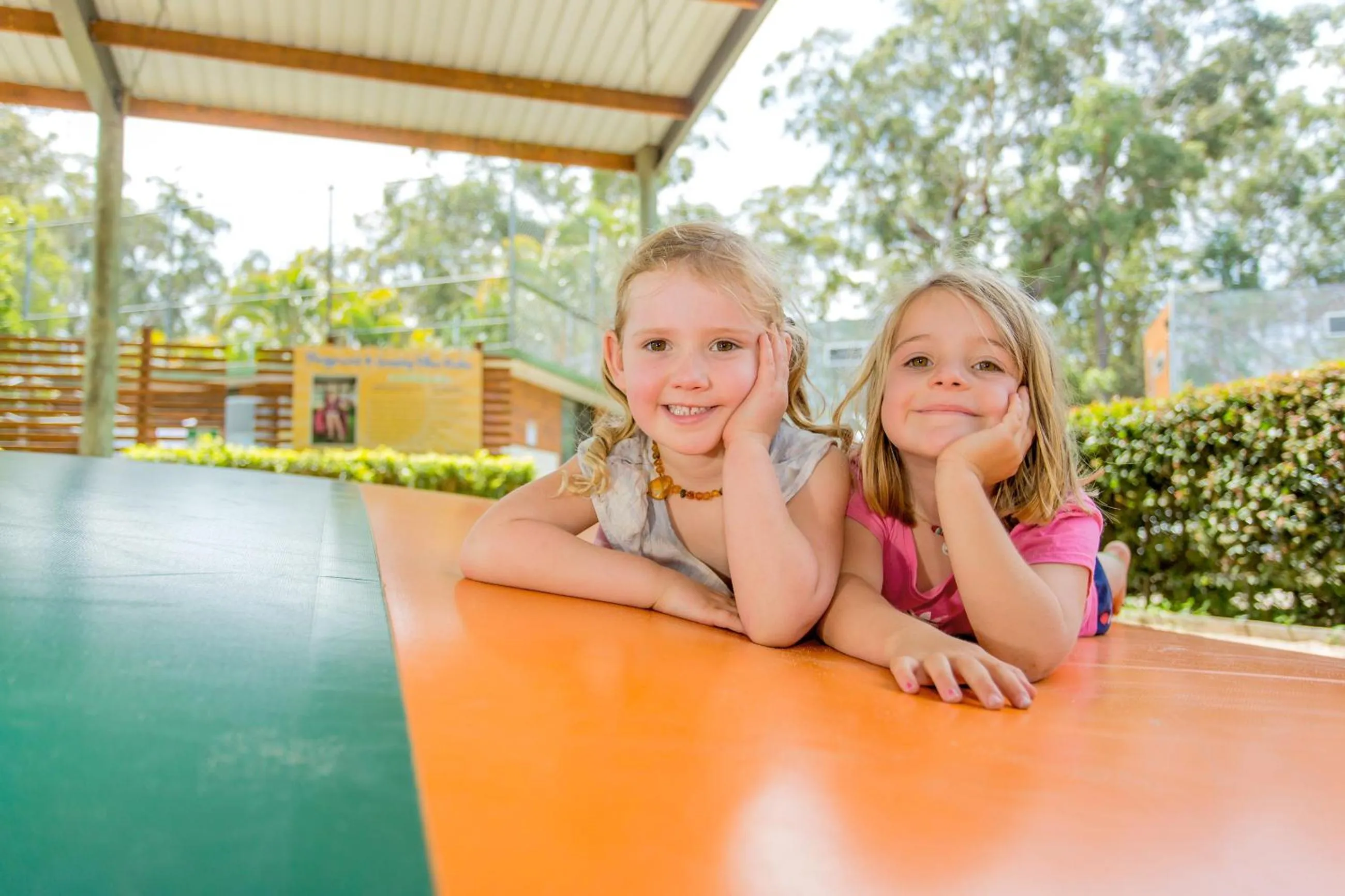 Children play ground in NRMA South West Rocks Holiday Park