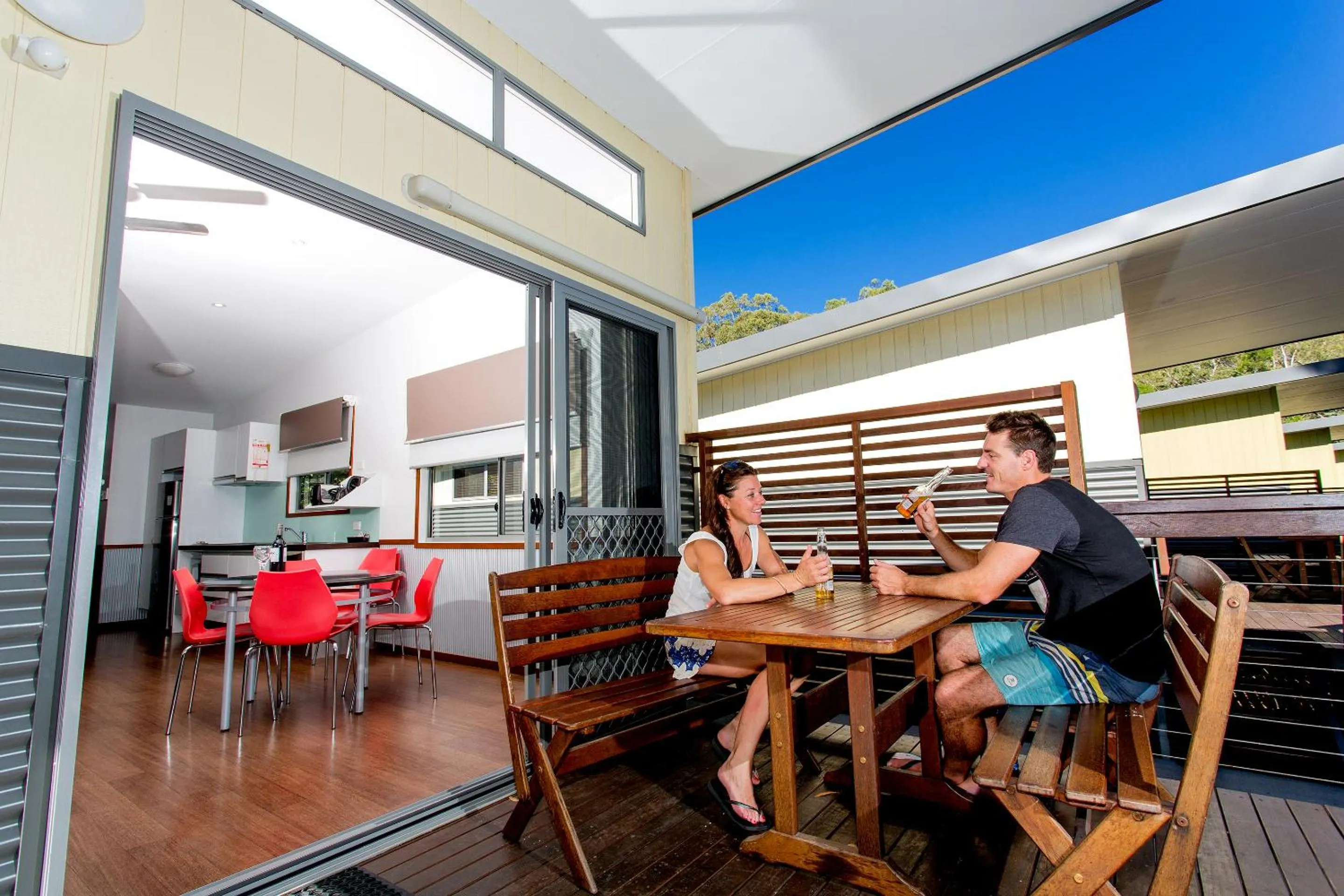 People in NRMA South West Rocks Holiday Park