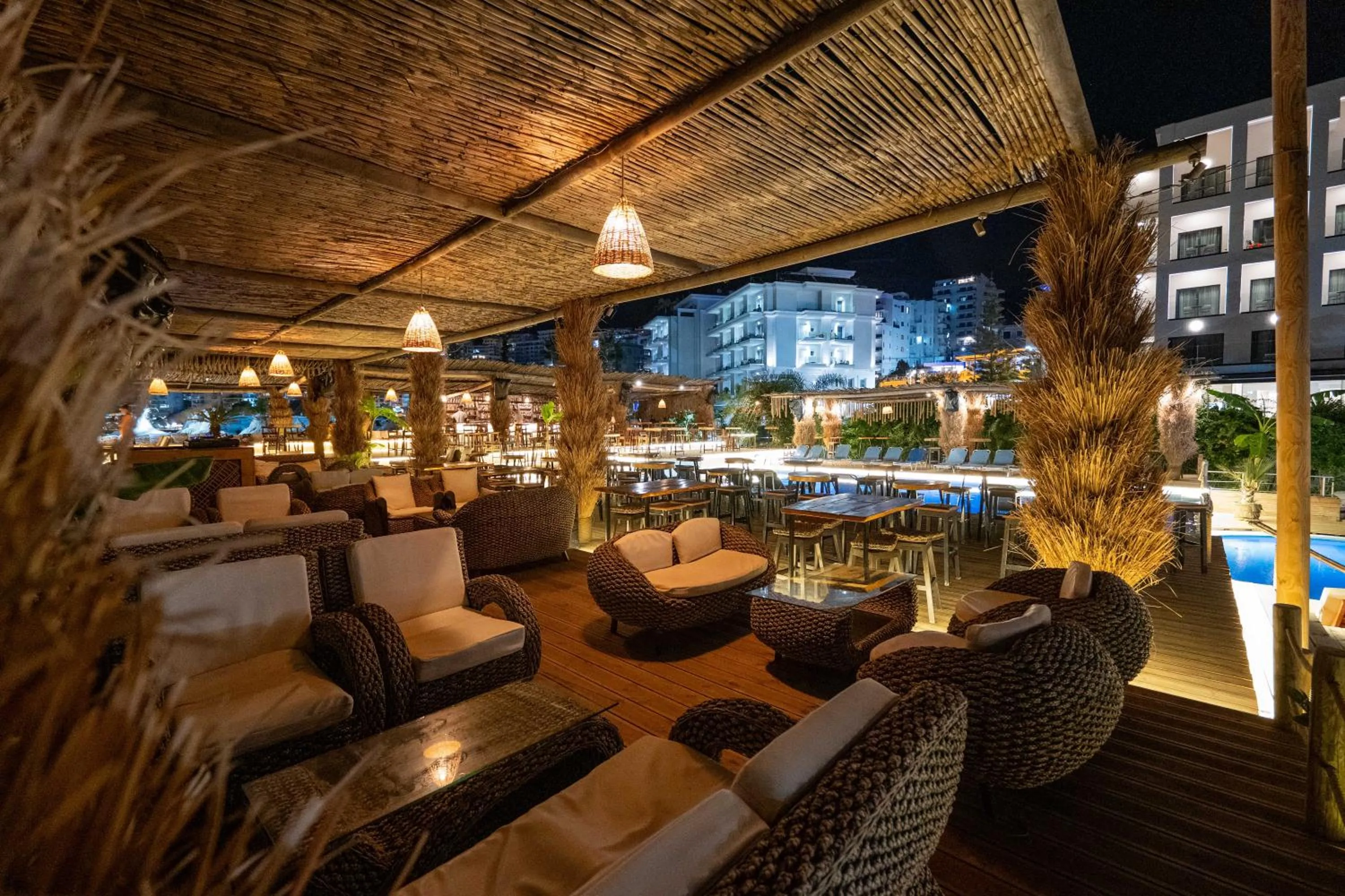 Night in Grand Hotel Saranda