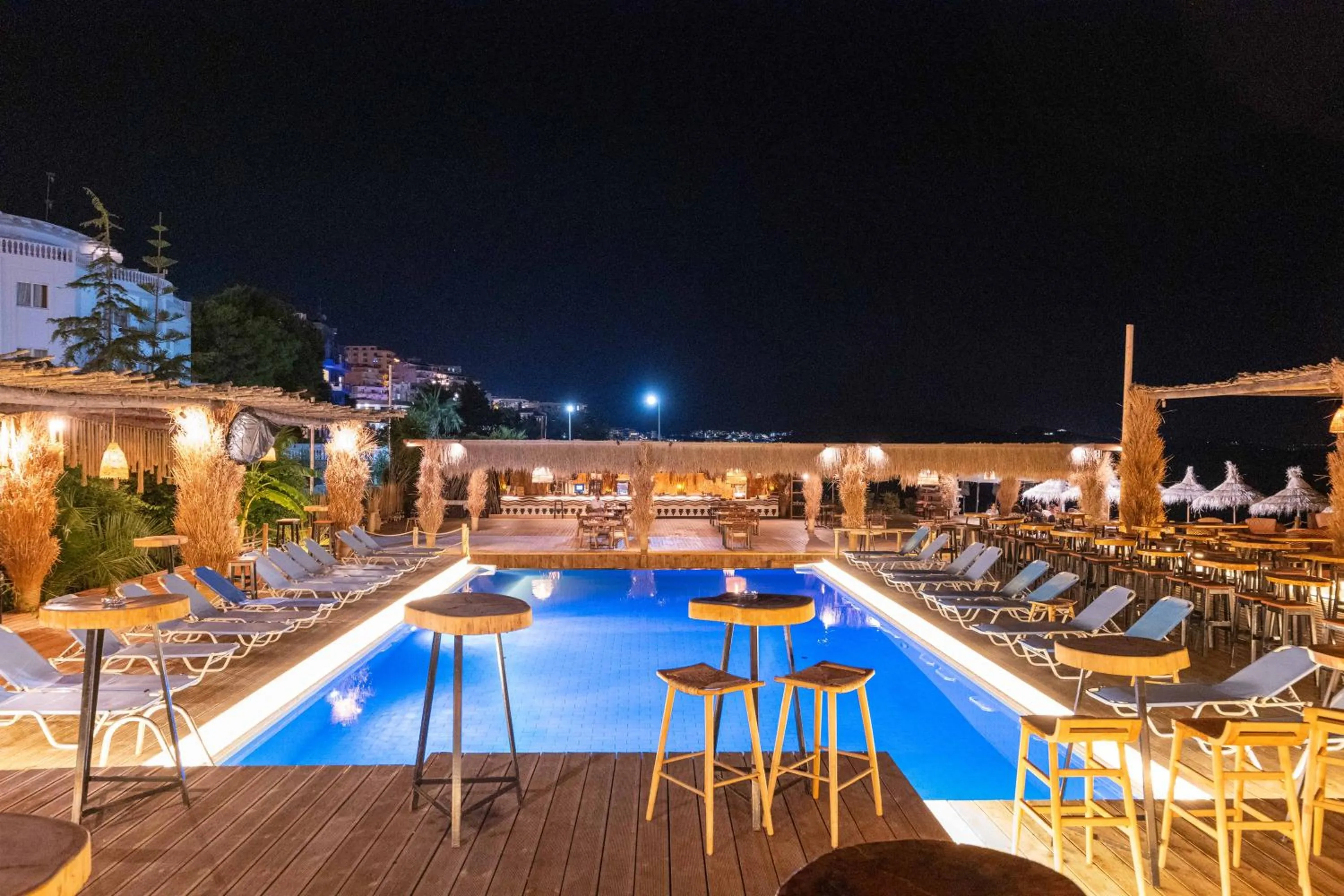 Night in Grand Hotel Saranda