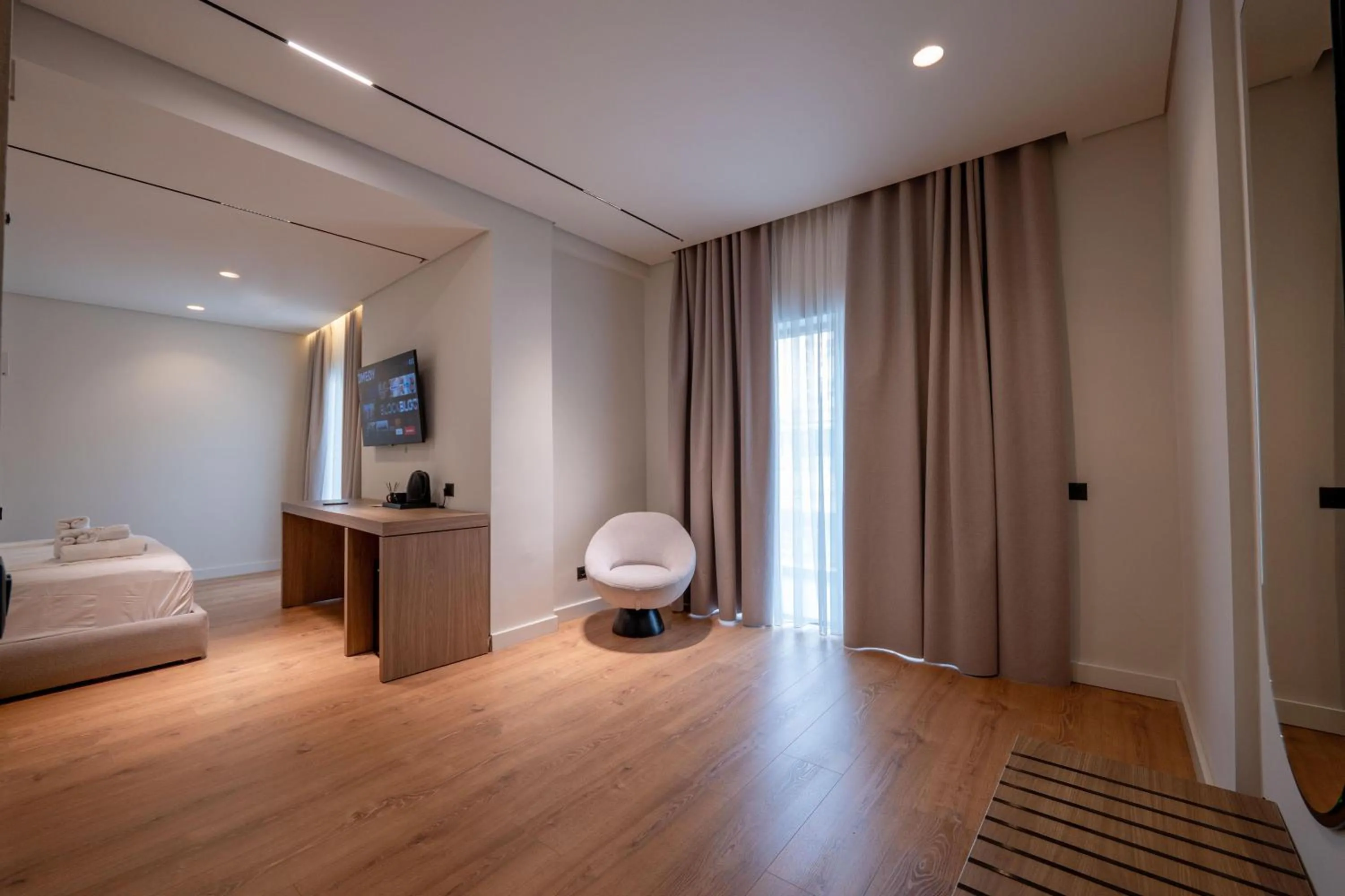 Bed in Grand Hotel Saranda