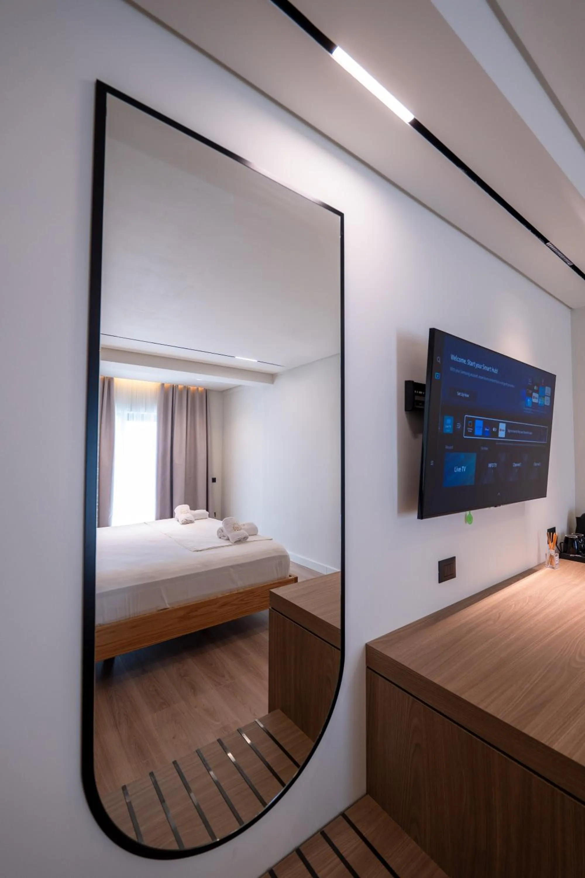 Bed in Grand Hotel Saranda