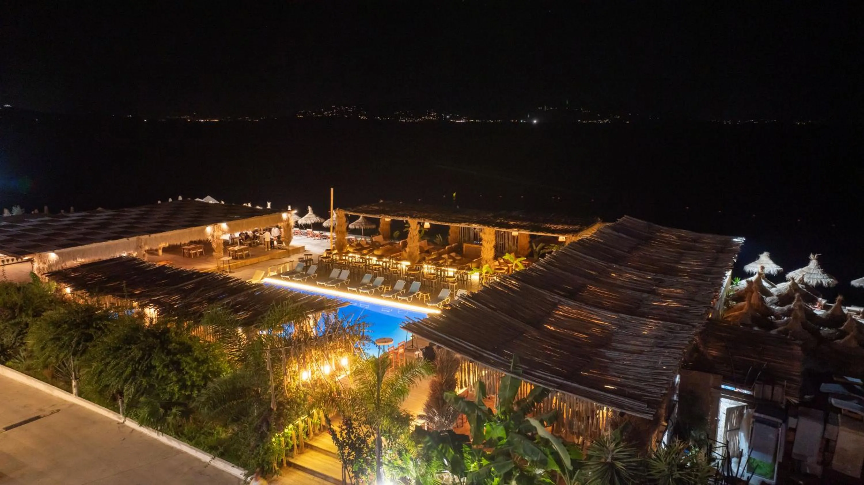 Night in Grand Hotel Saranda