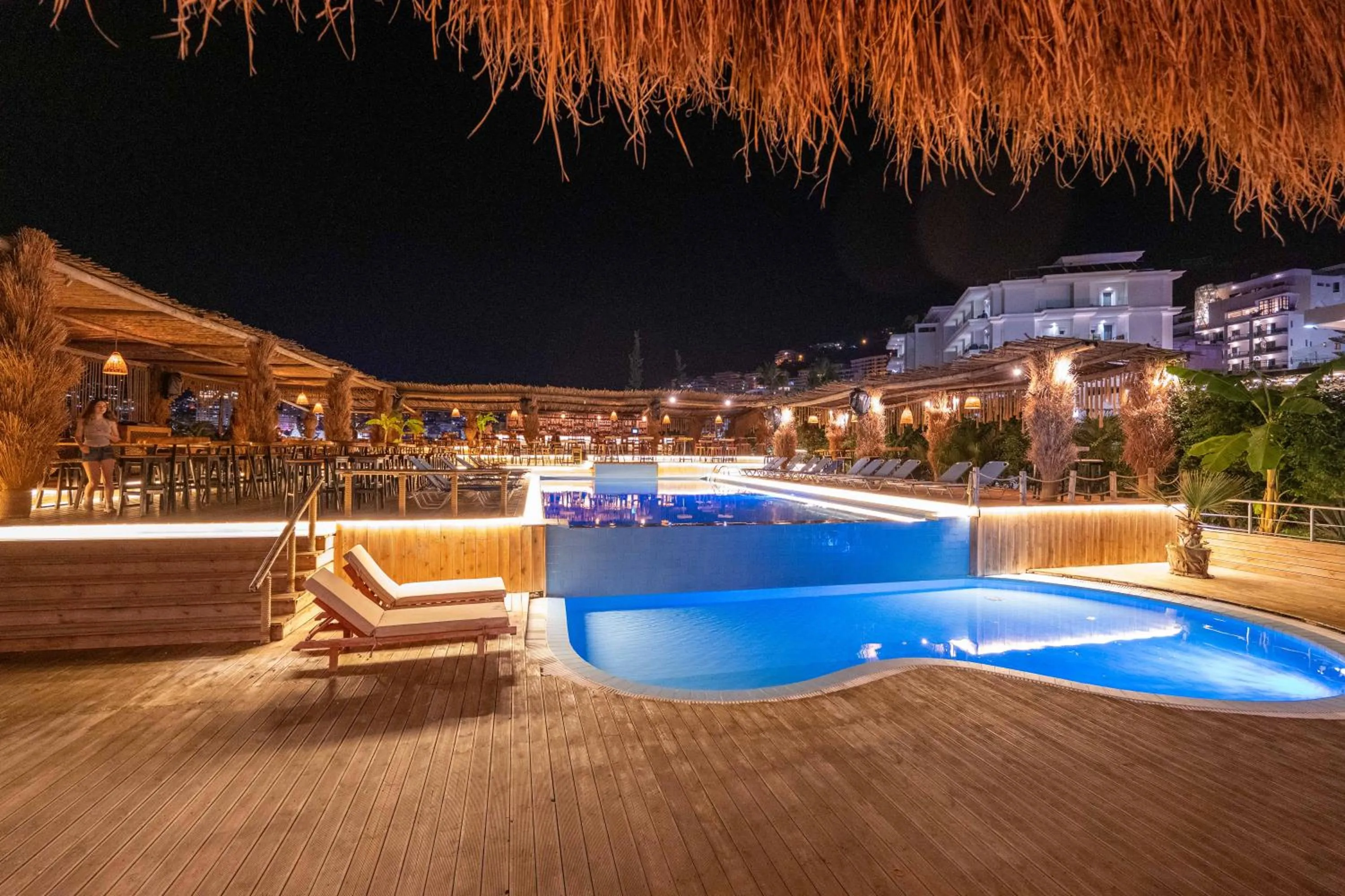 Night in Grand Hotel Saranda