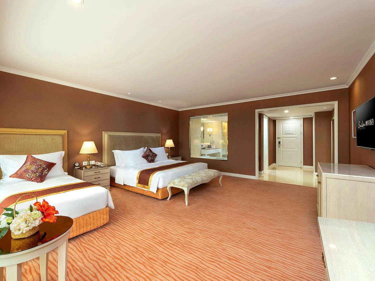 Photo of the whole room, Bed in Similan Hotel Zhuhai-Gongbei Port