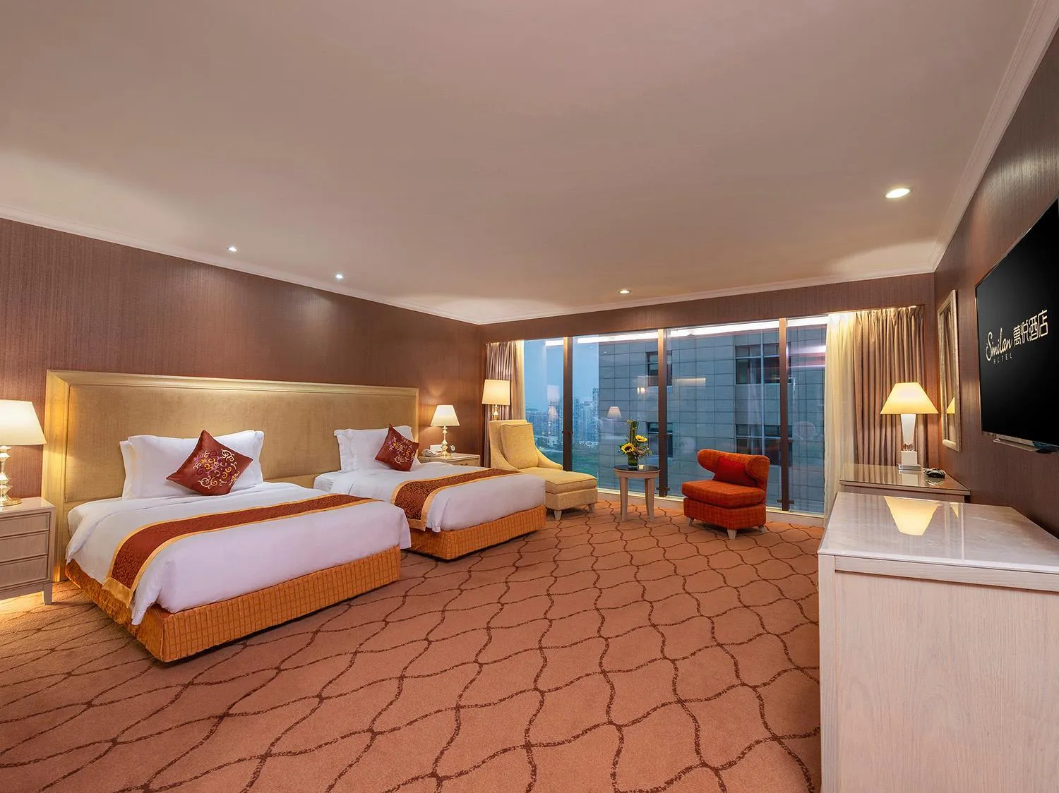 Photo of the whole room, Bed in Similan Hotel Zhuhai-Gongbei Port