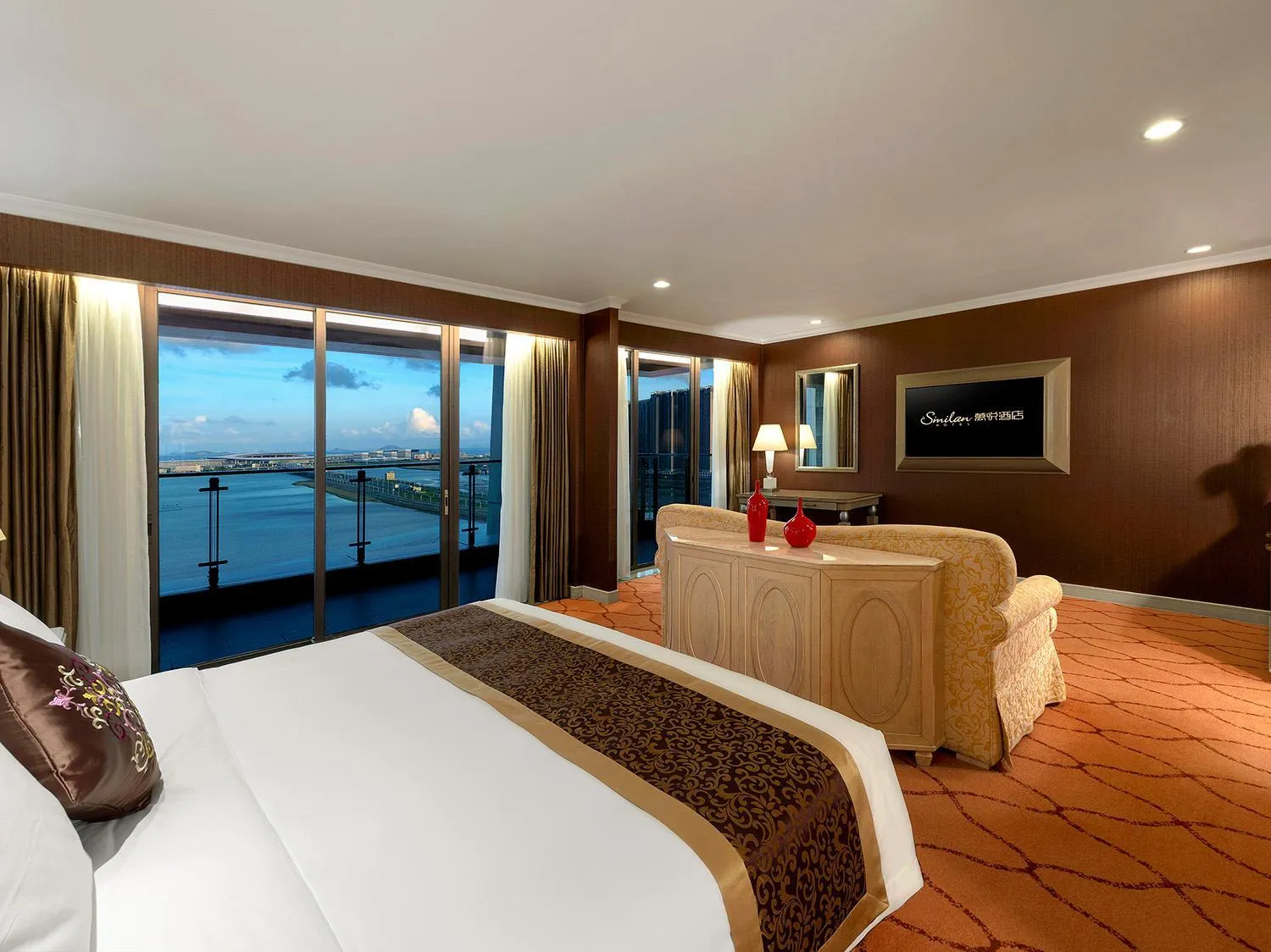 Deluxe King Room-Sea View - single occupancy in Similan Hotel Zhuhai-Gongbei Port