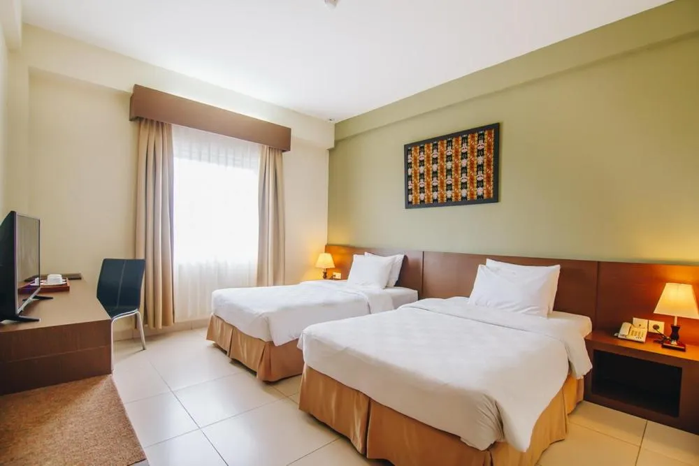 Bed in Hotel Luwansa Palangkaraya