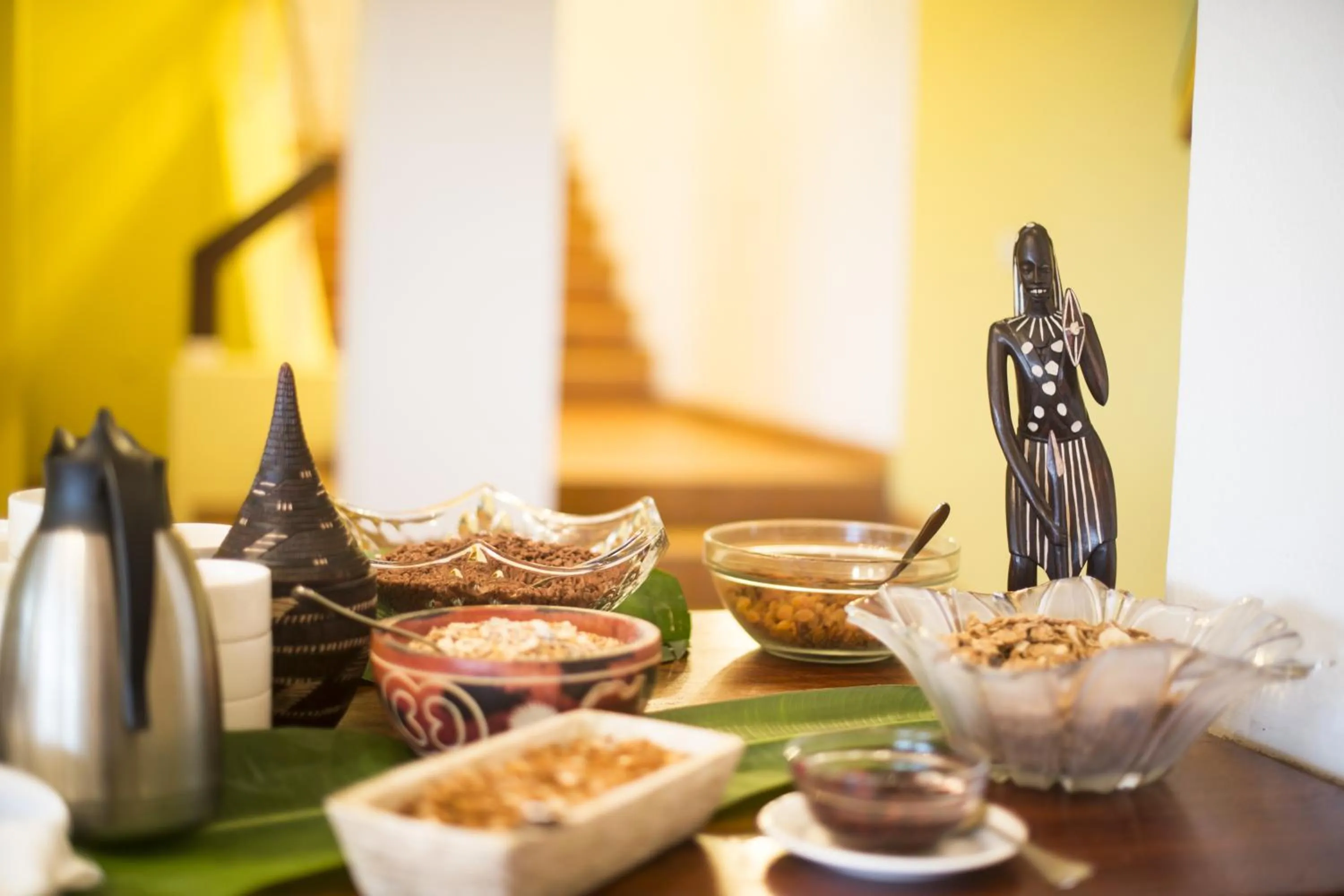 Dining area in Hotel des Mille Collines