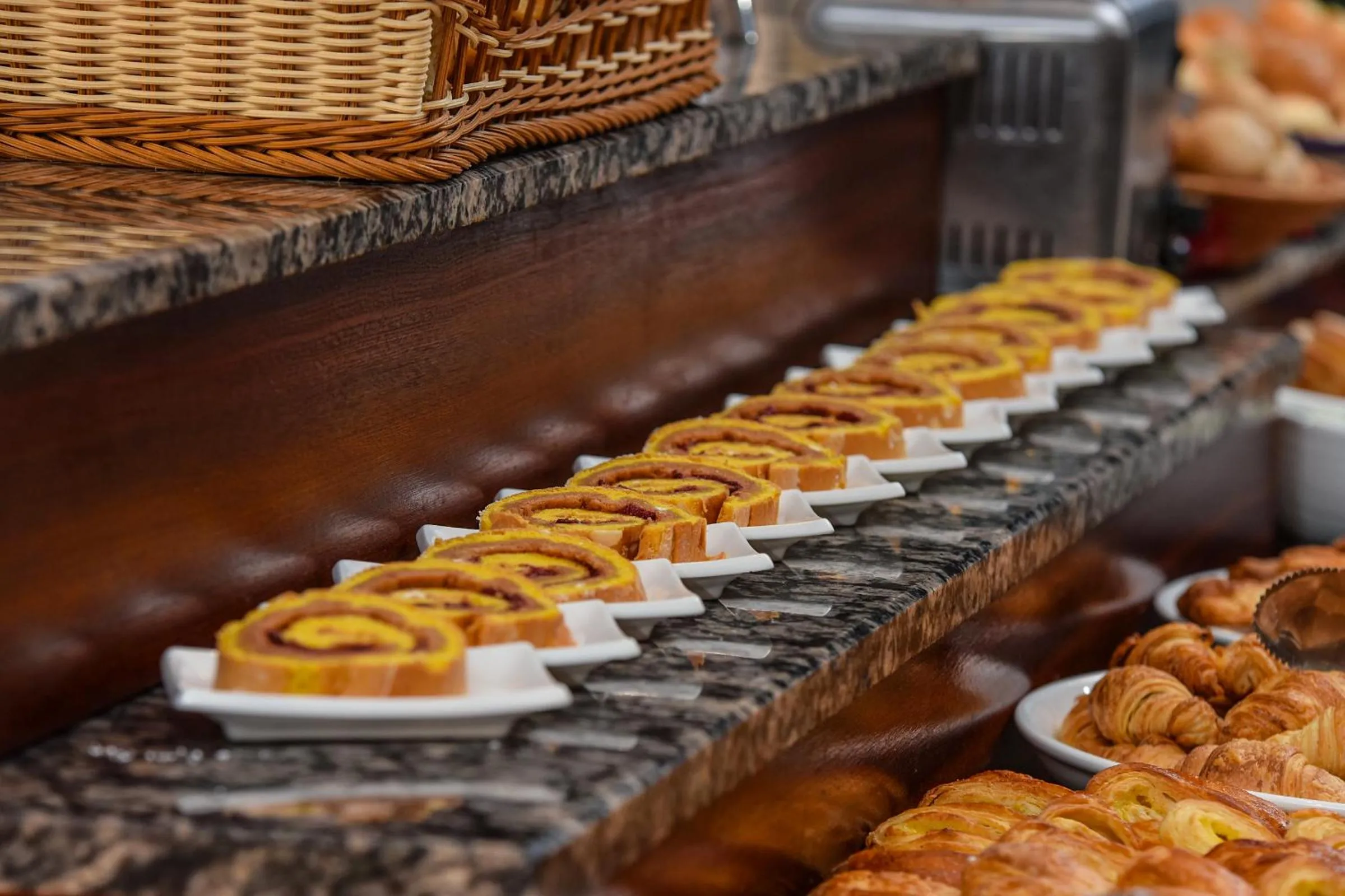 Food close-up in Hotel des Mille Collines