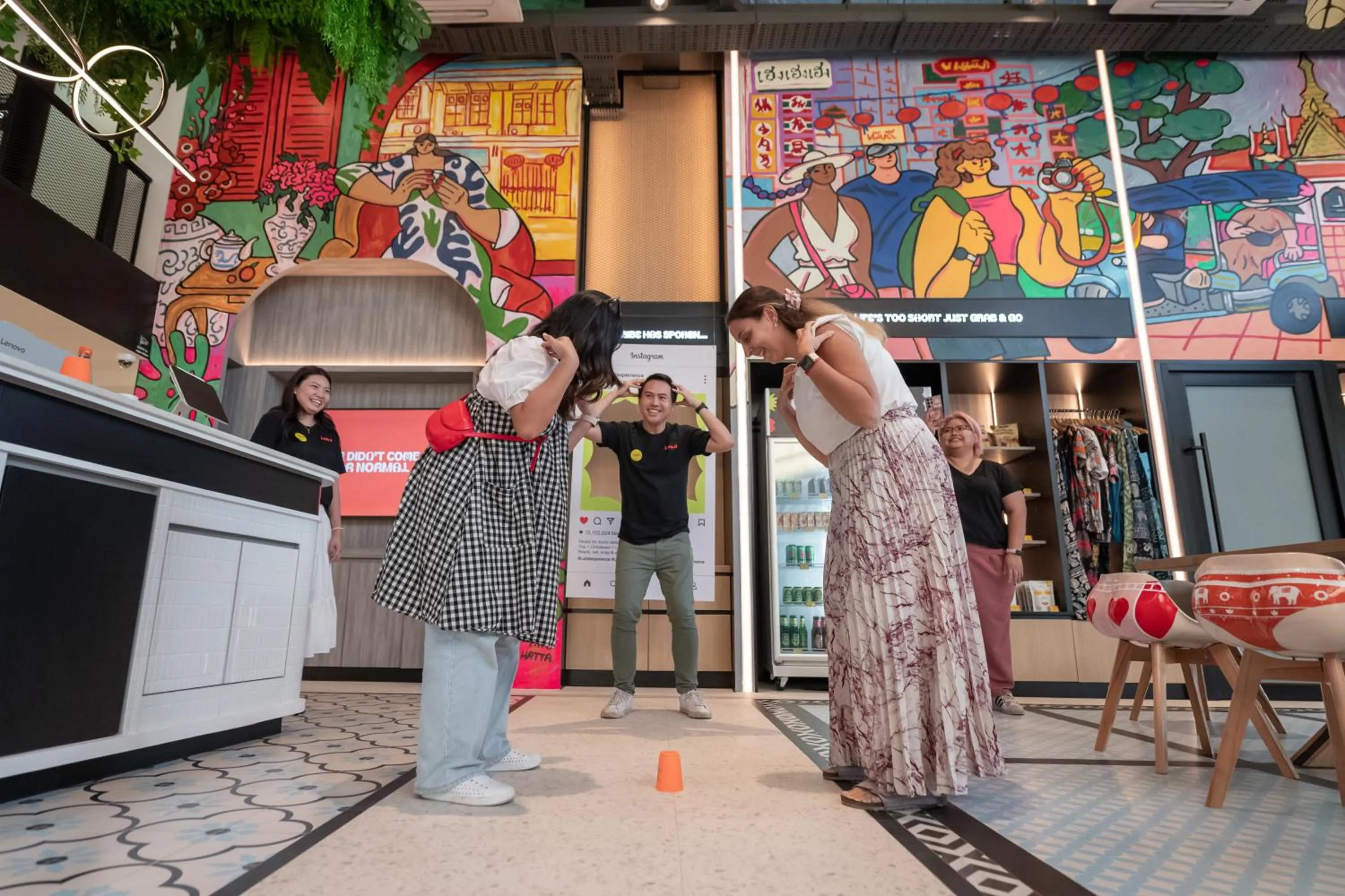 Lobby or reception in Lub d Bangkok Chinatown - Steps from Sam Yod MRT Station