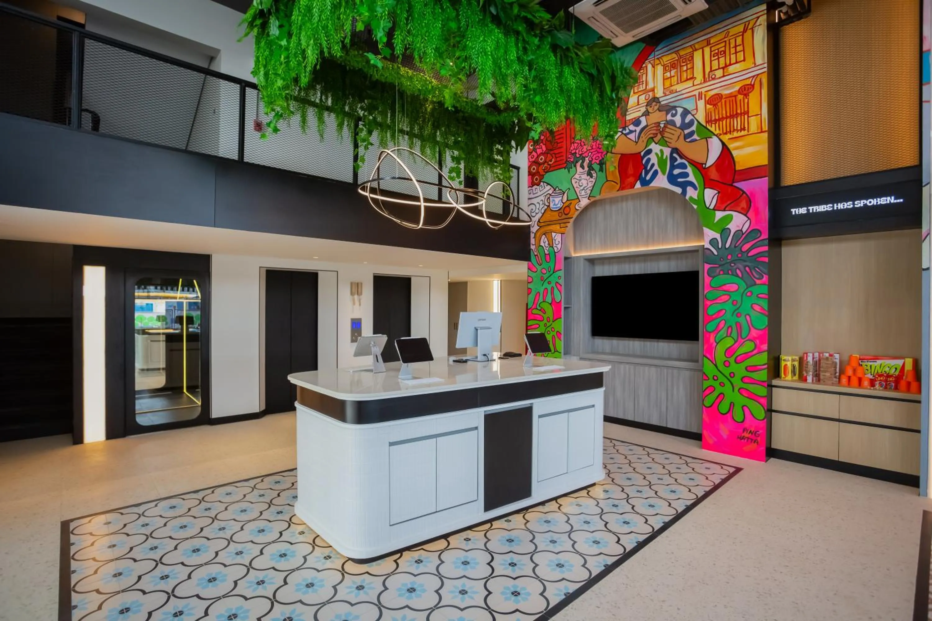 Lobby or reception in Lub d Bangkok Chinatown - Steps from Sam Yod MRT Station