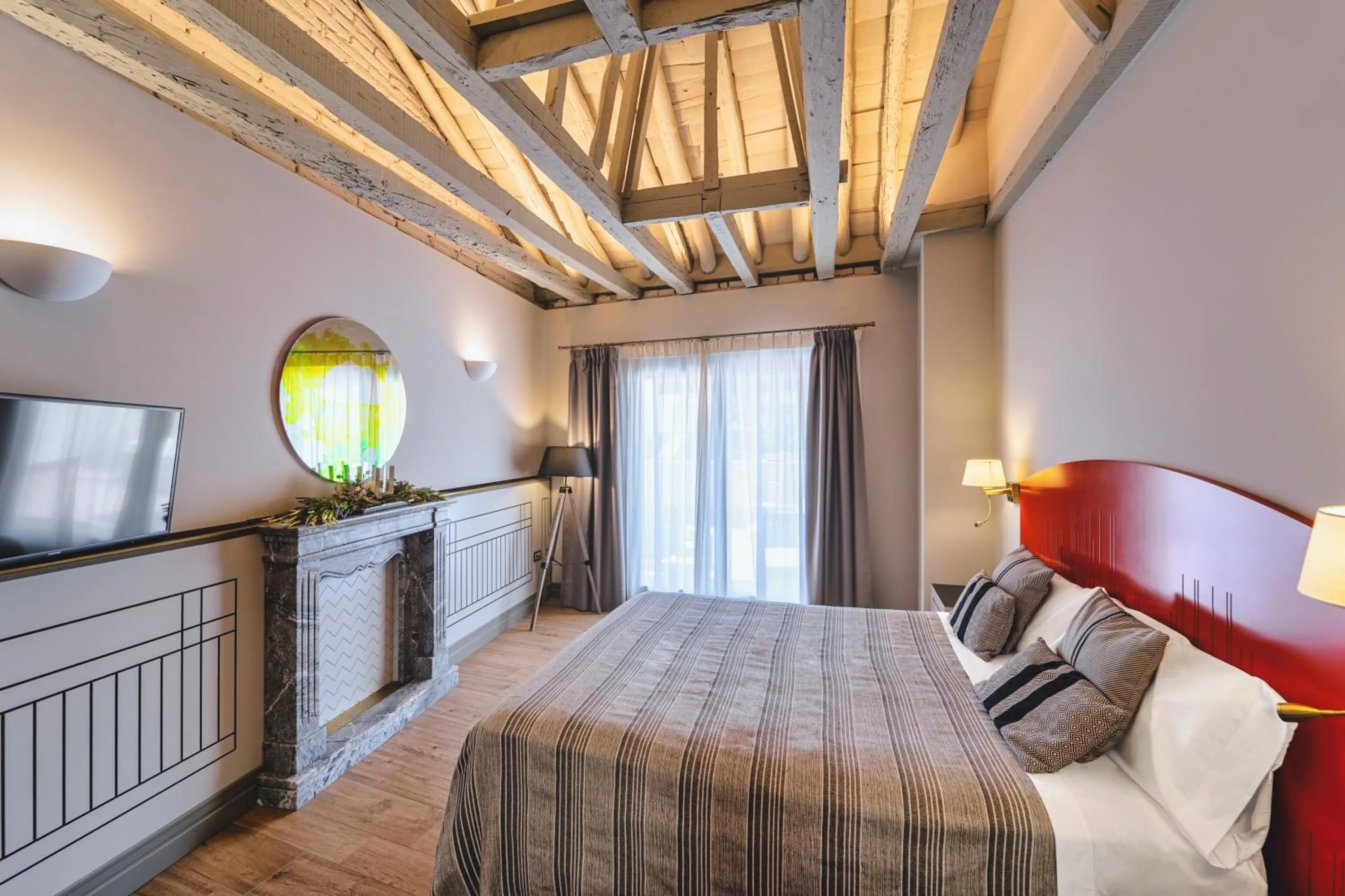 Bed in Blue Windows House Apartamentos & Suites