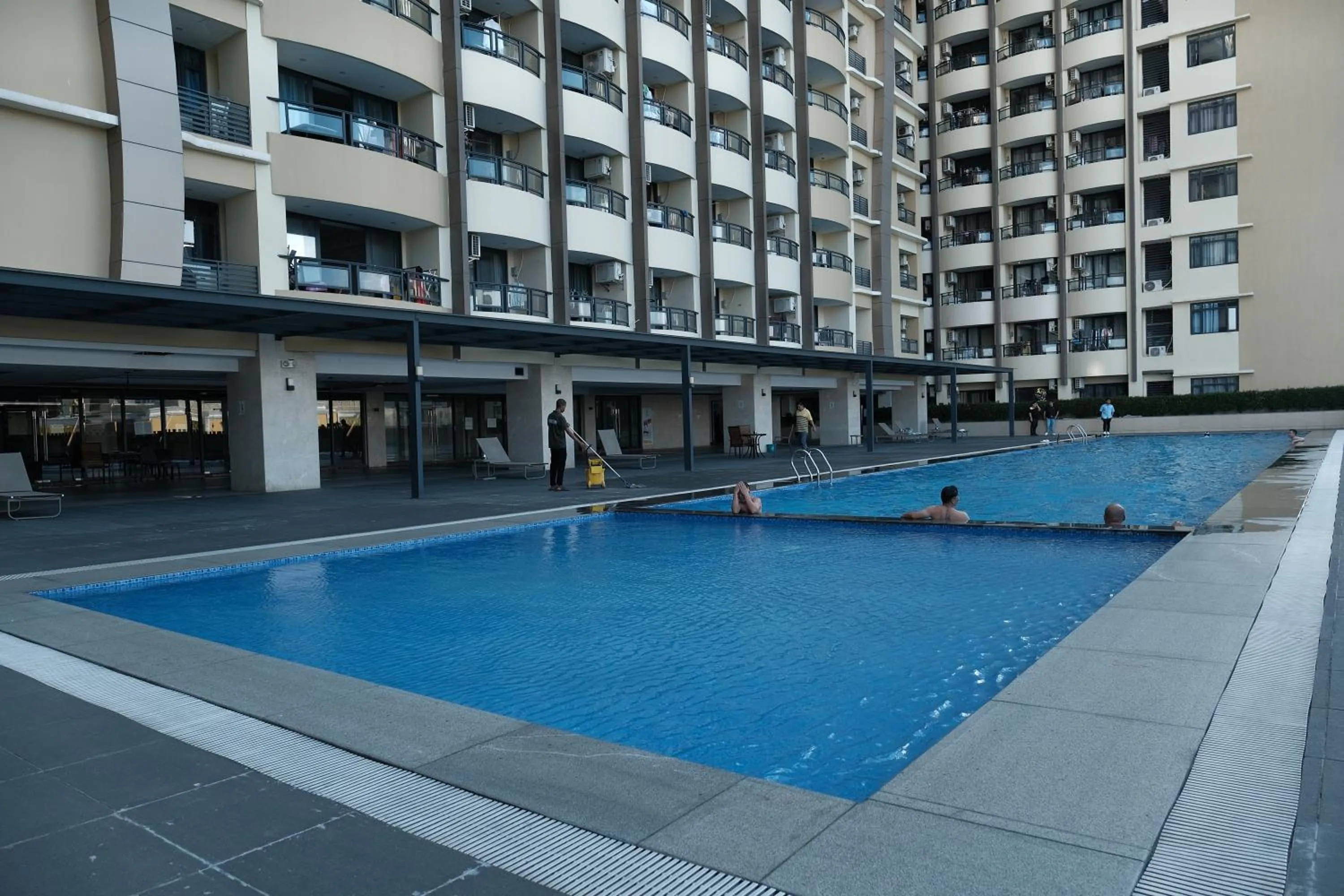 Pool view in Golden Seagulls Hotel