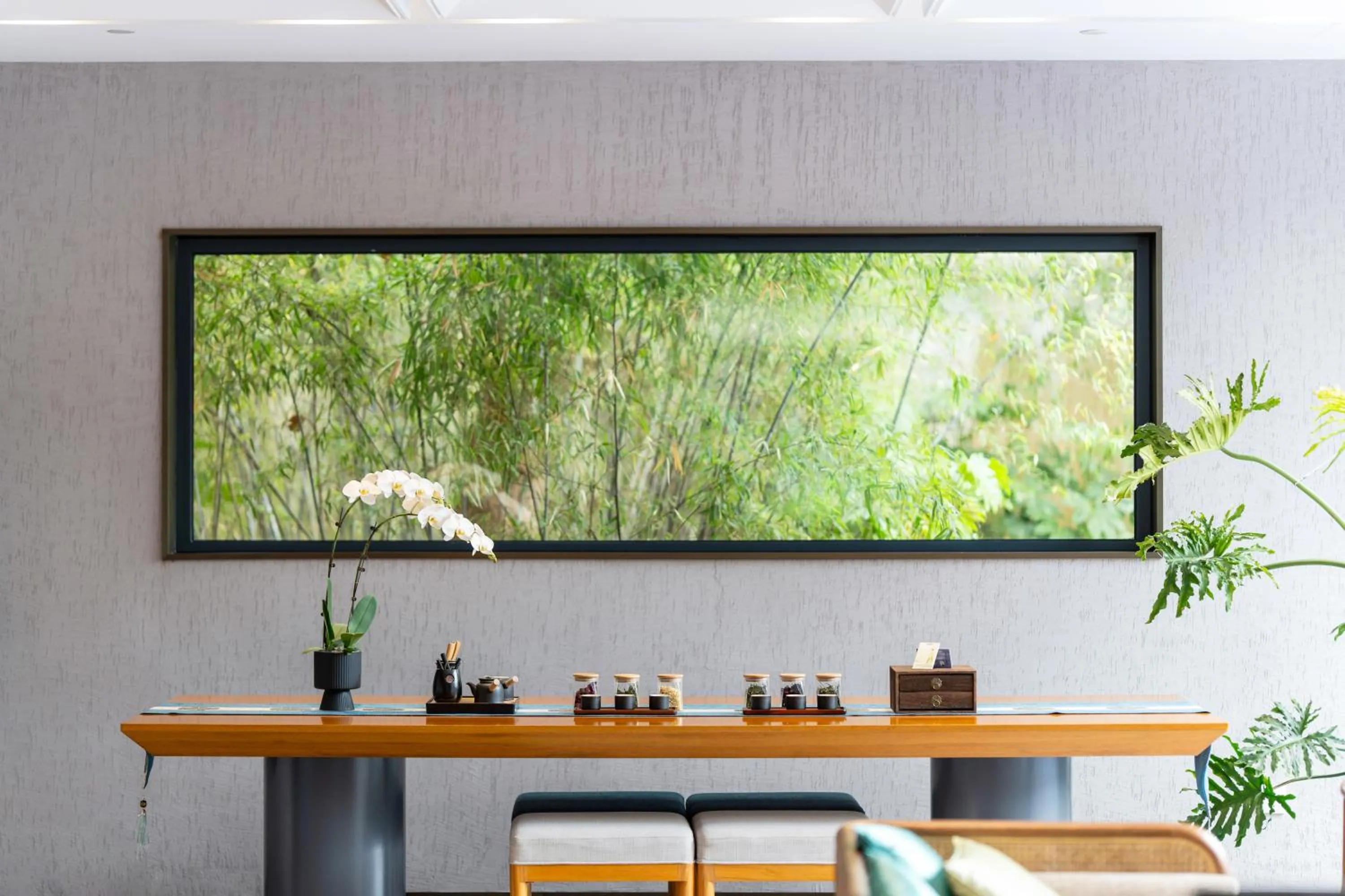 Seating area in SSAW Garden Hotel Ningbo Xikou