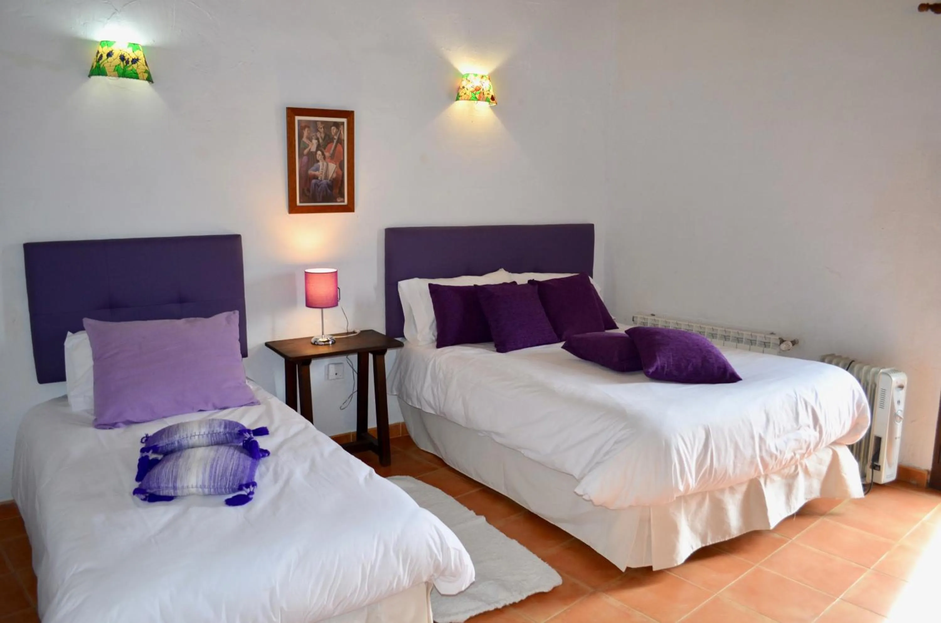 Bed in Hotel Restaurante Bandolero