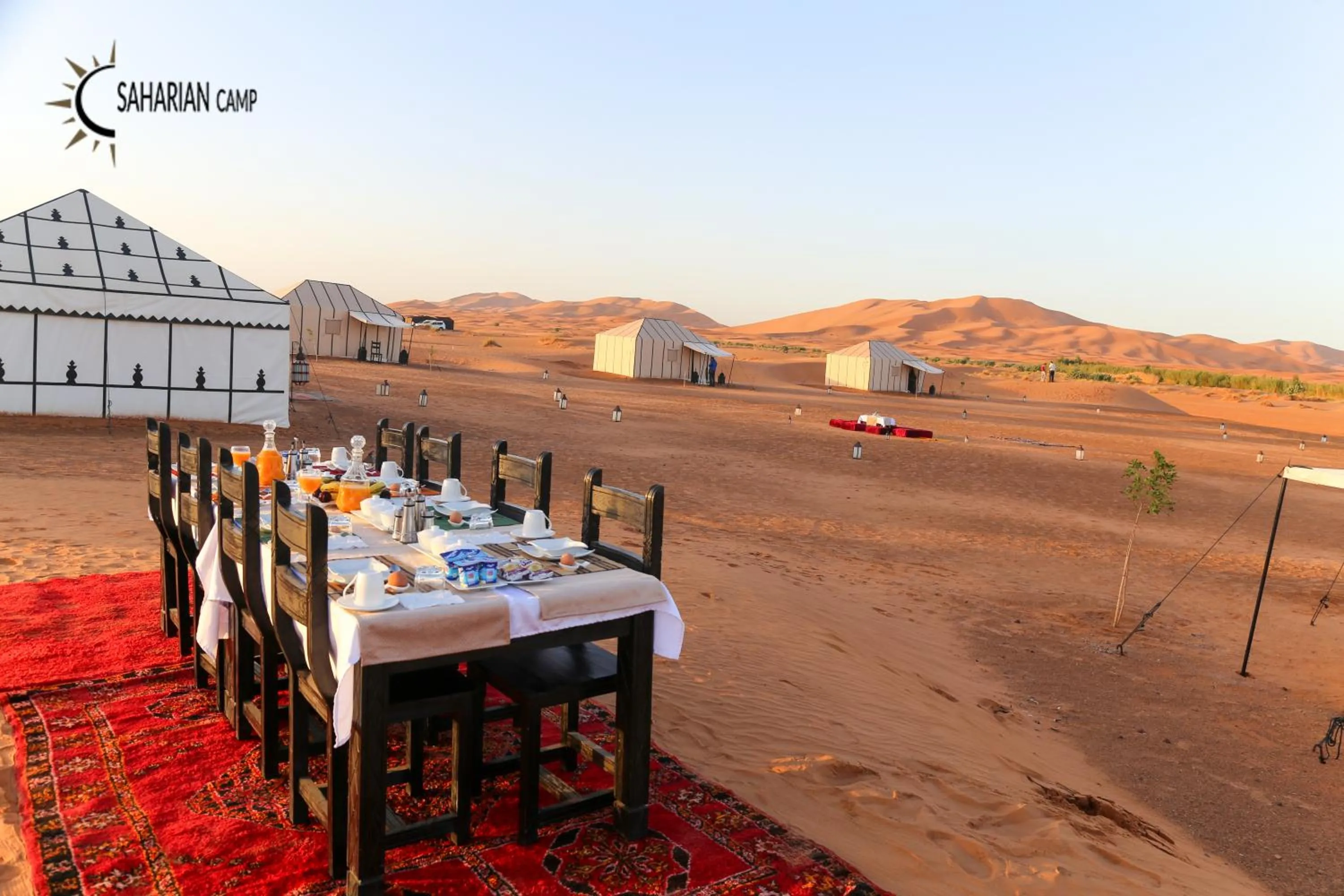 Buffet breakfast in Merzouga Luxury Camp