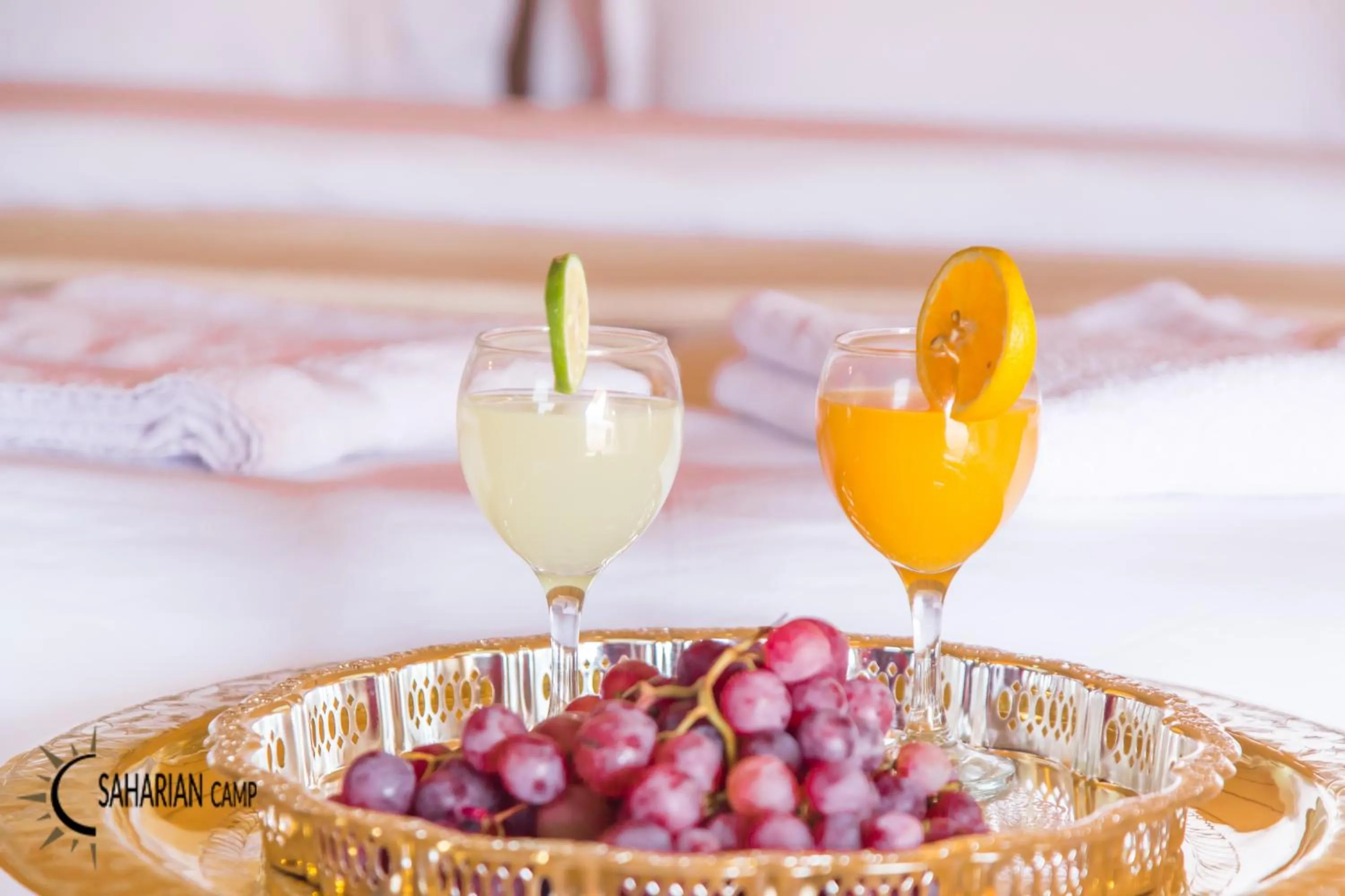 Drinks in Merzouga Luxury Camp