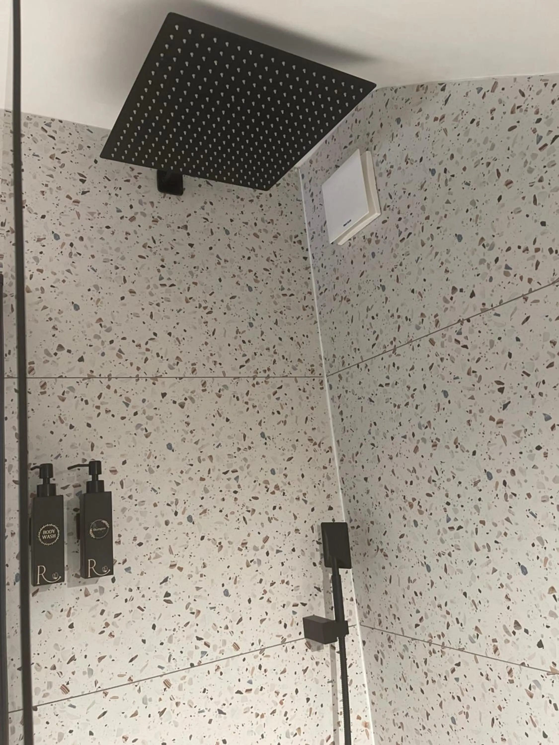 Shower in Rosemay Hotel near London Heathrow Airport