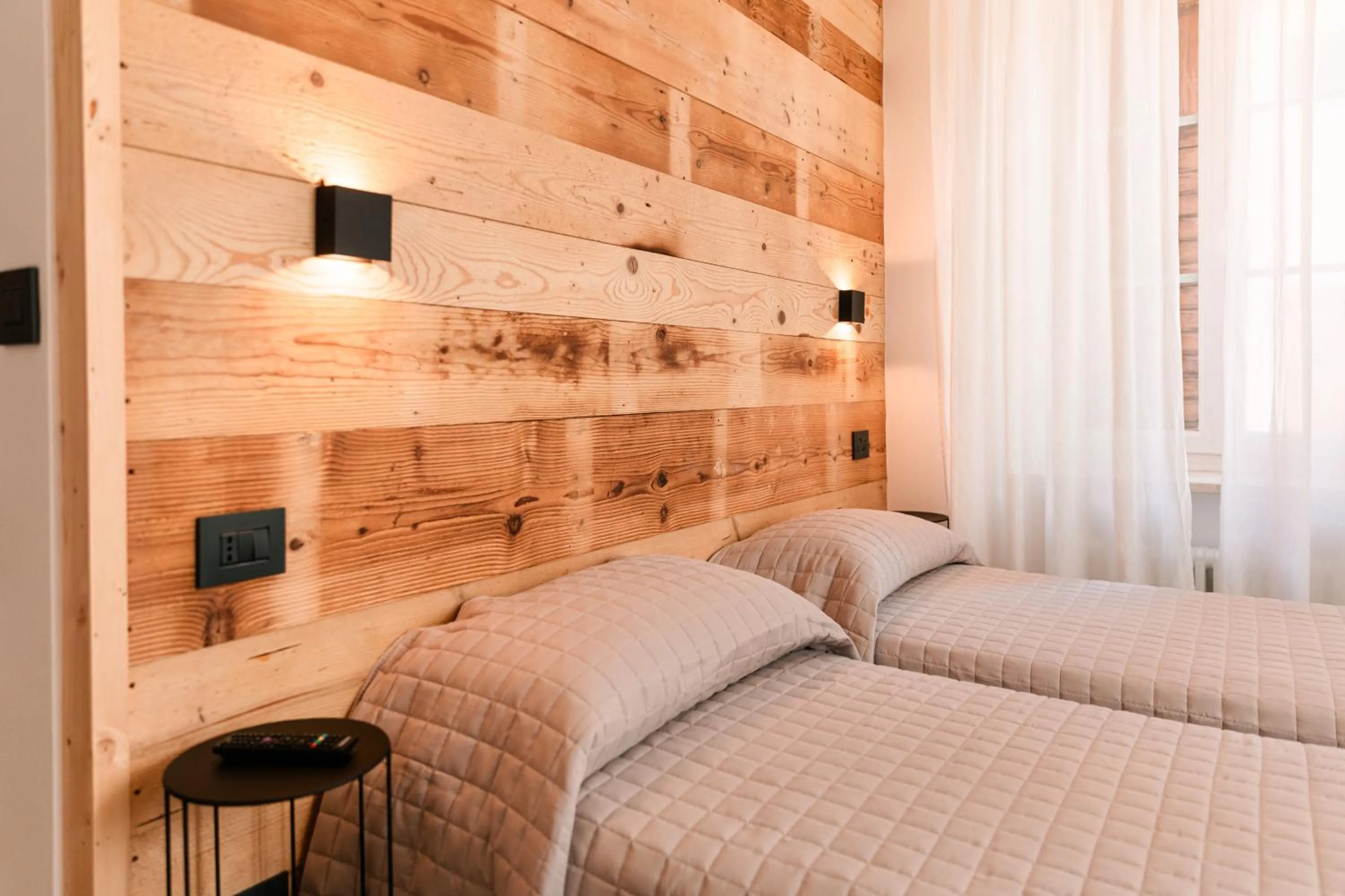 Bed in Hotel Vittoria