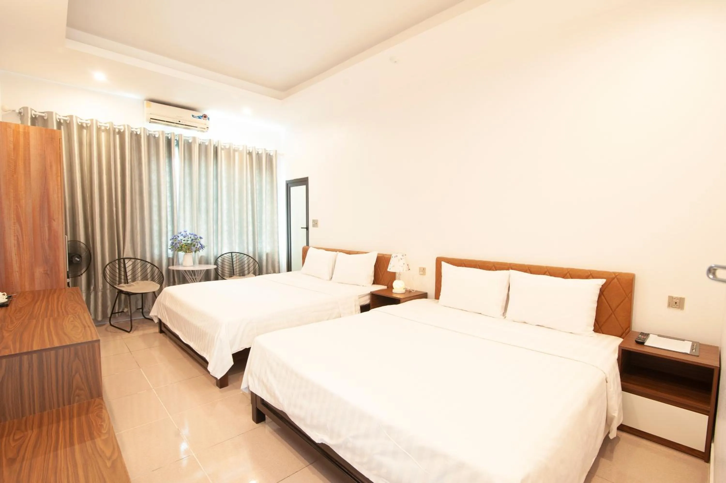 Bed in Tam Coc Peaceful Hotel