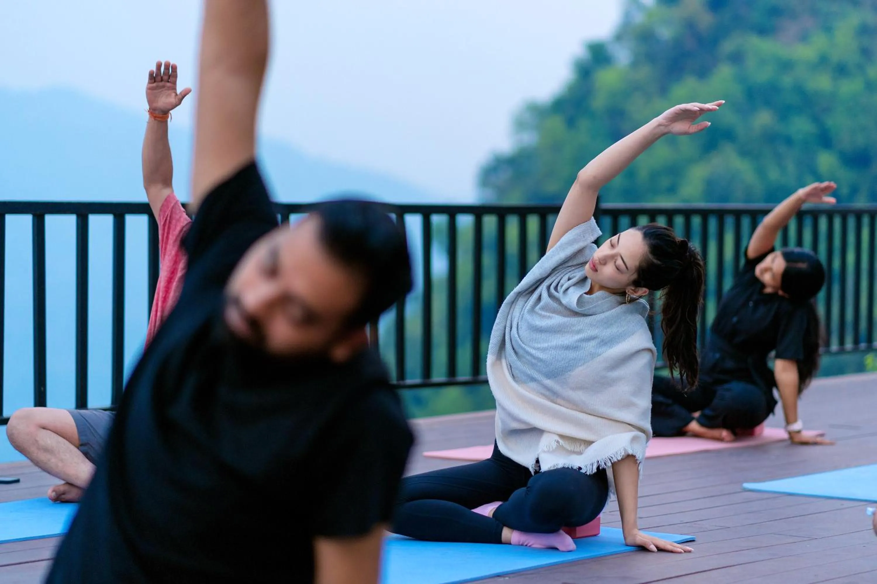 Fitness centre/facilities in Rupakot Resort