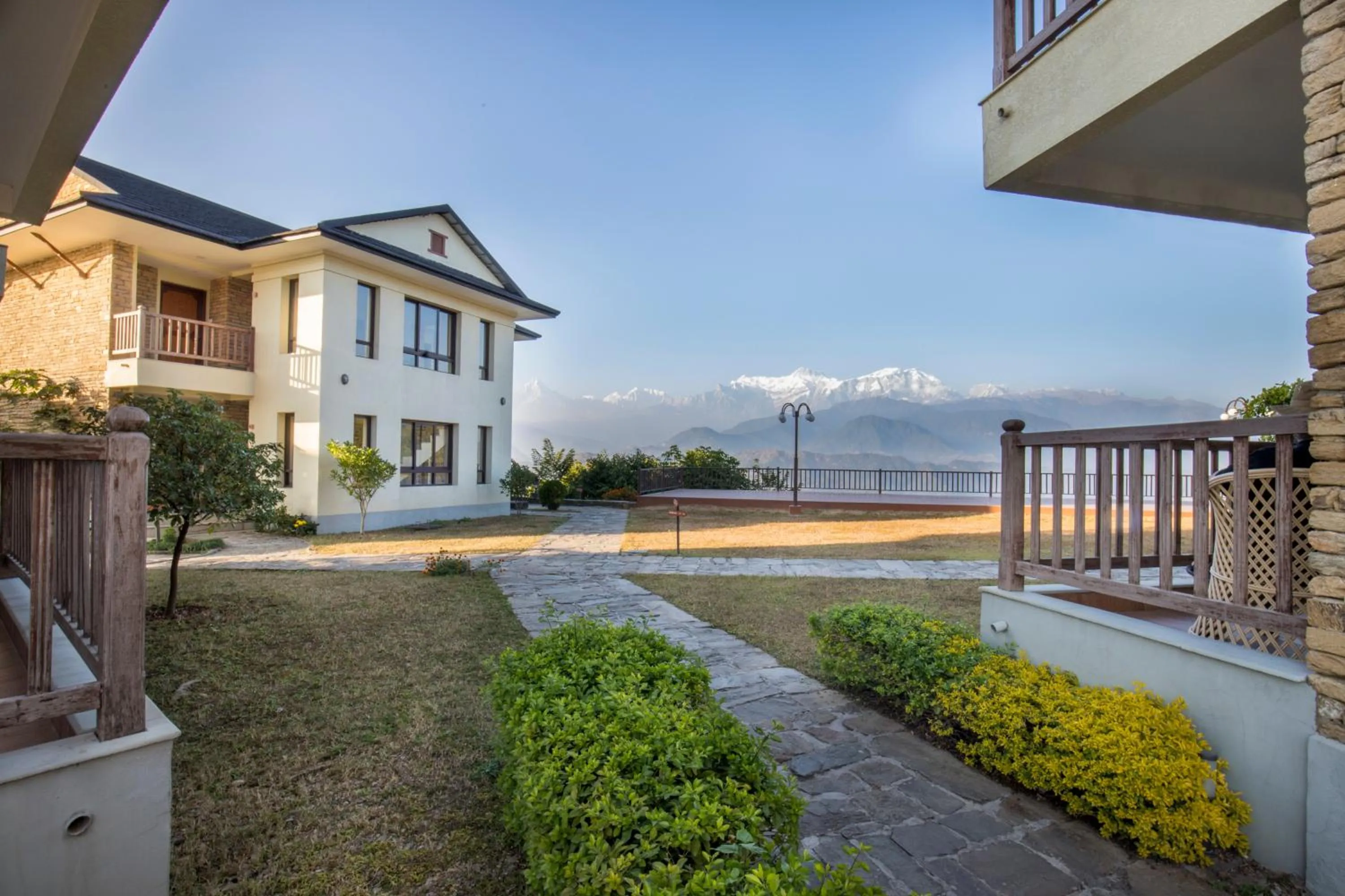 Property building in Rupakot Resort