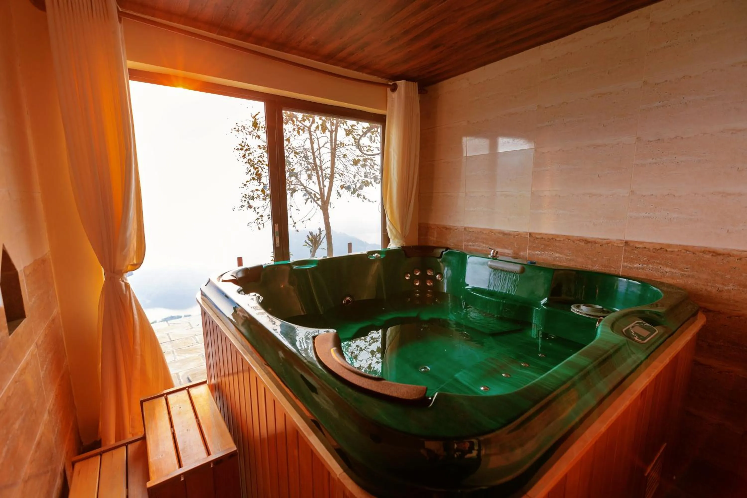 Hot Tub in Rupakot Resort