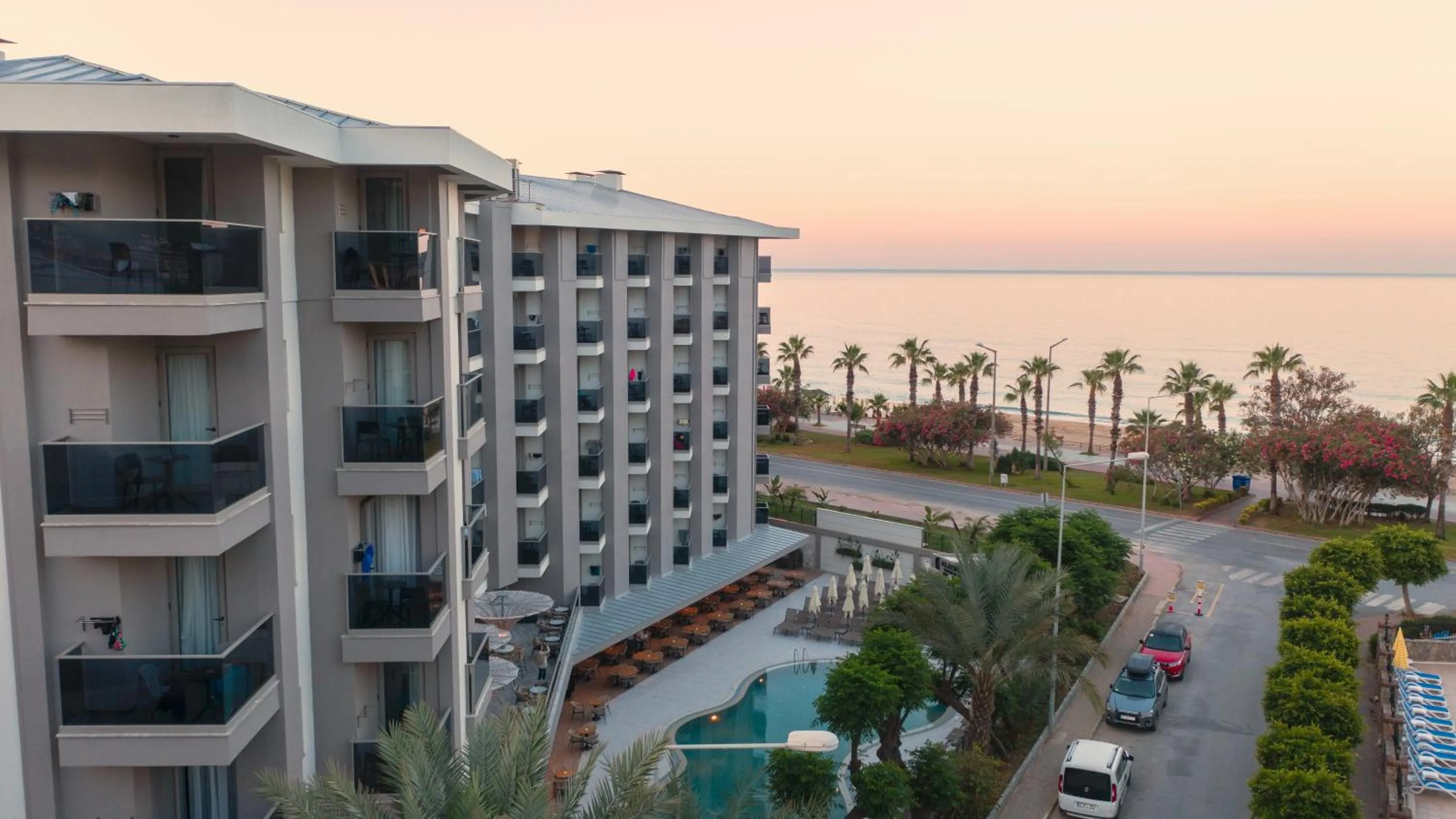 Property building in Kleopatra Dreams Beach Hotel