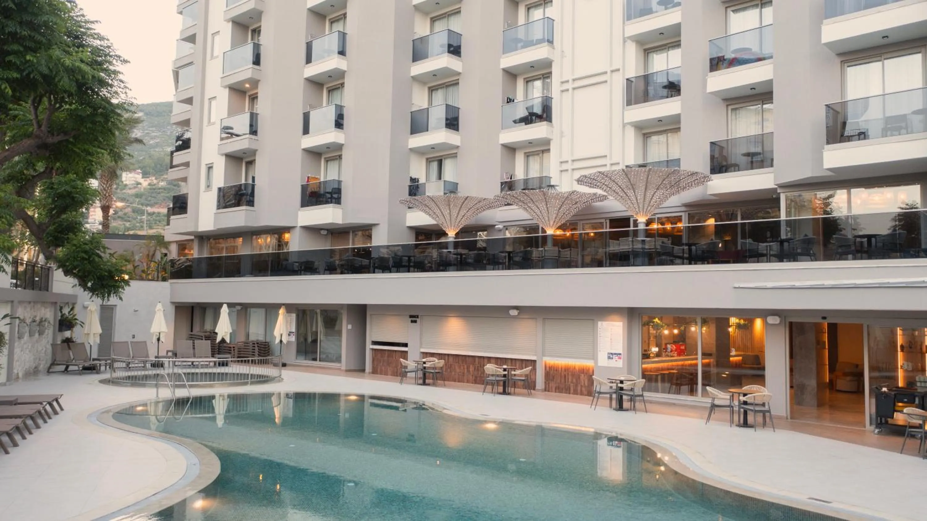 Property building in Kleopatra Dreams Beach Hotel