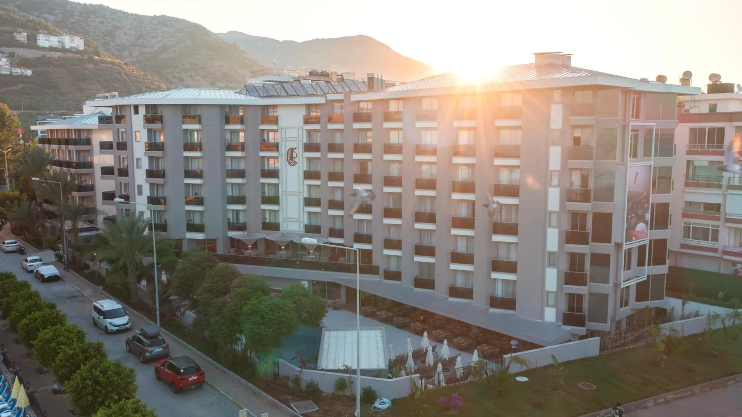 Property building in Kleopatra Dreams Beach Hotel