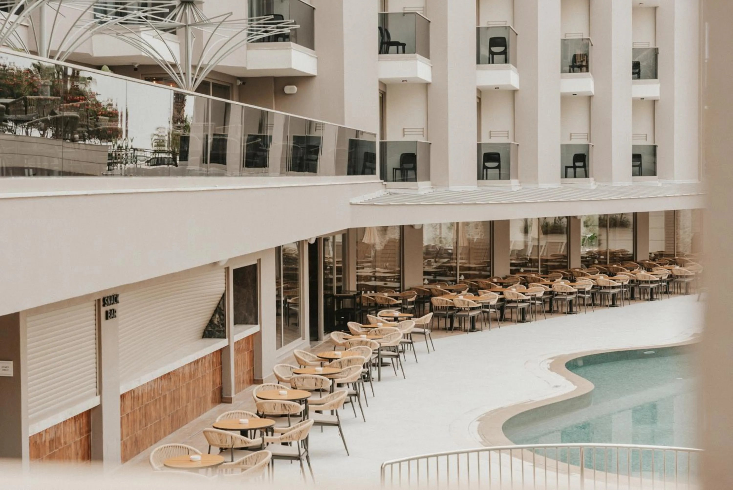 Property building in Kleopatra Dreams Beach Hotel