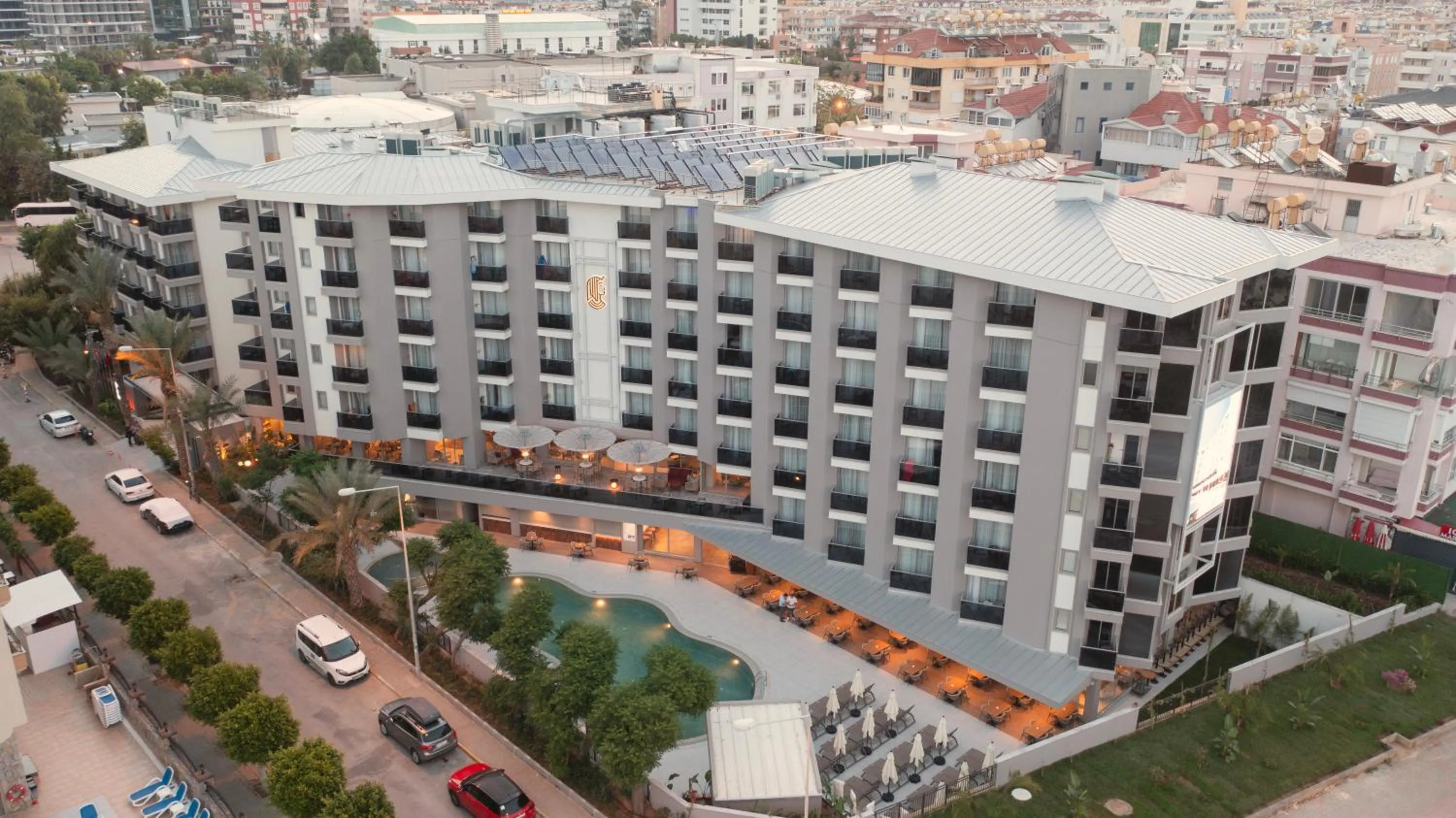 Property building in Kleopatra Dreams Beach Hotel