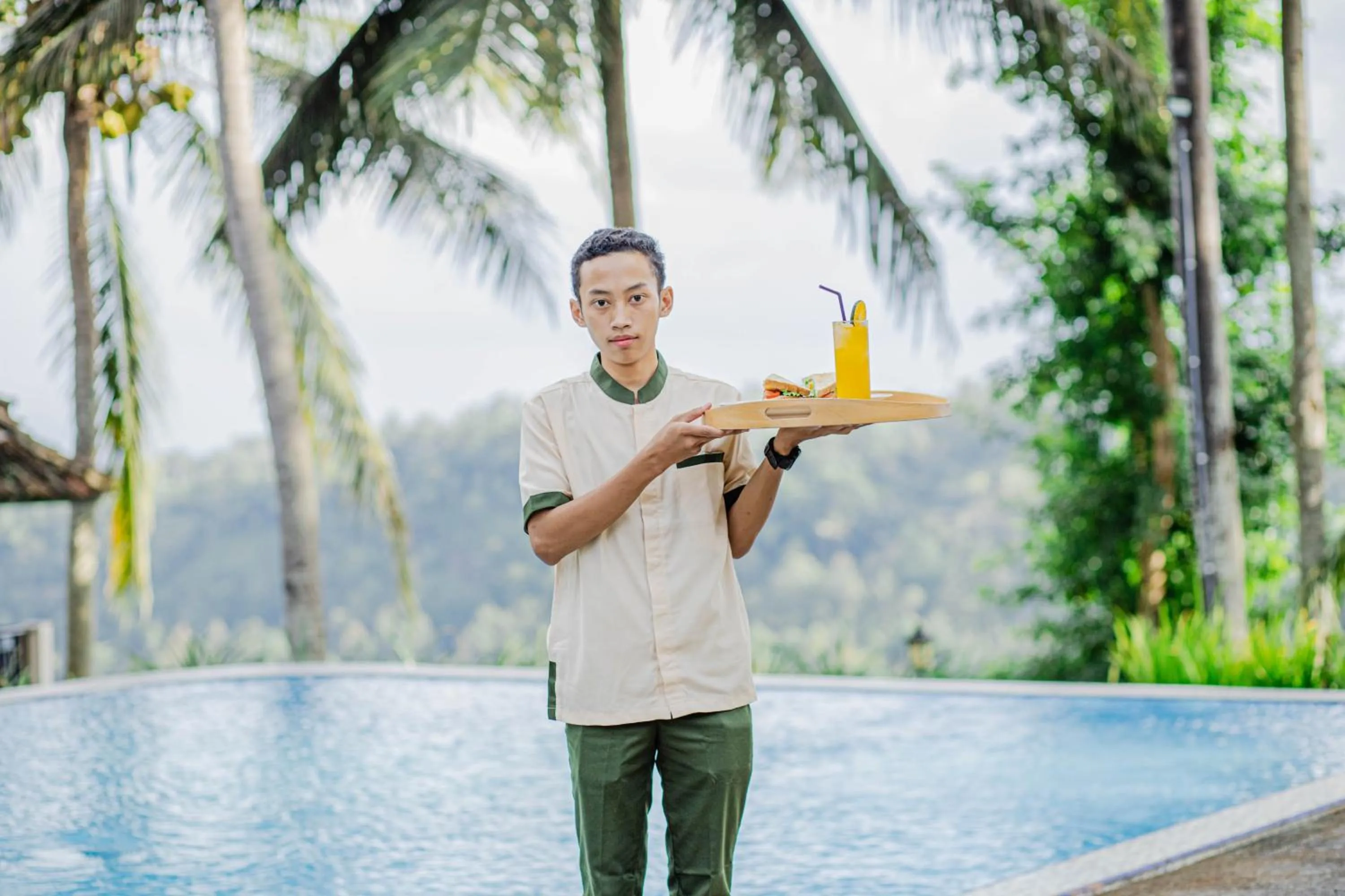 Swimming pool in Domisili Ijen Cliff By Fays Hospitality