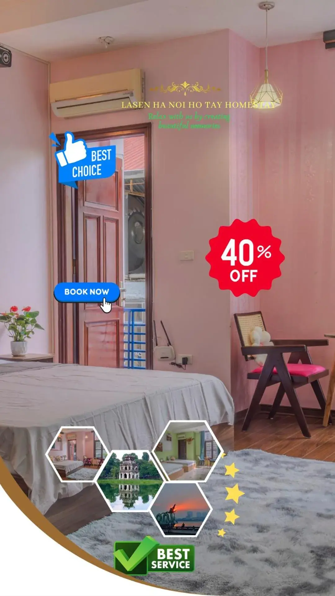 La Sen Westlake Tay Ho Homestay La Sen Westlake Tay Ho Homestay