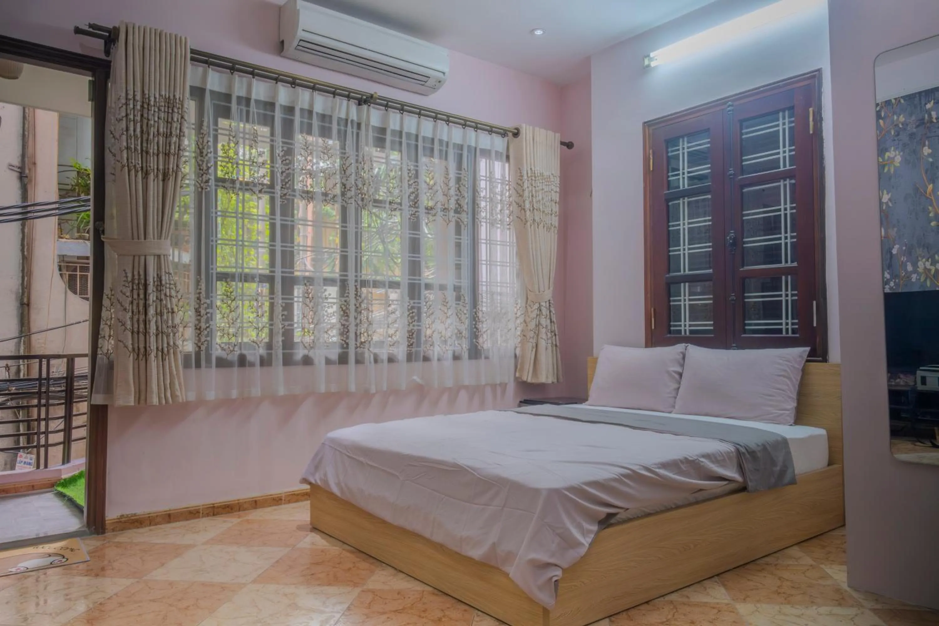 Bed in La Sen Westlake Tay Ho Homestay