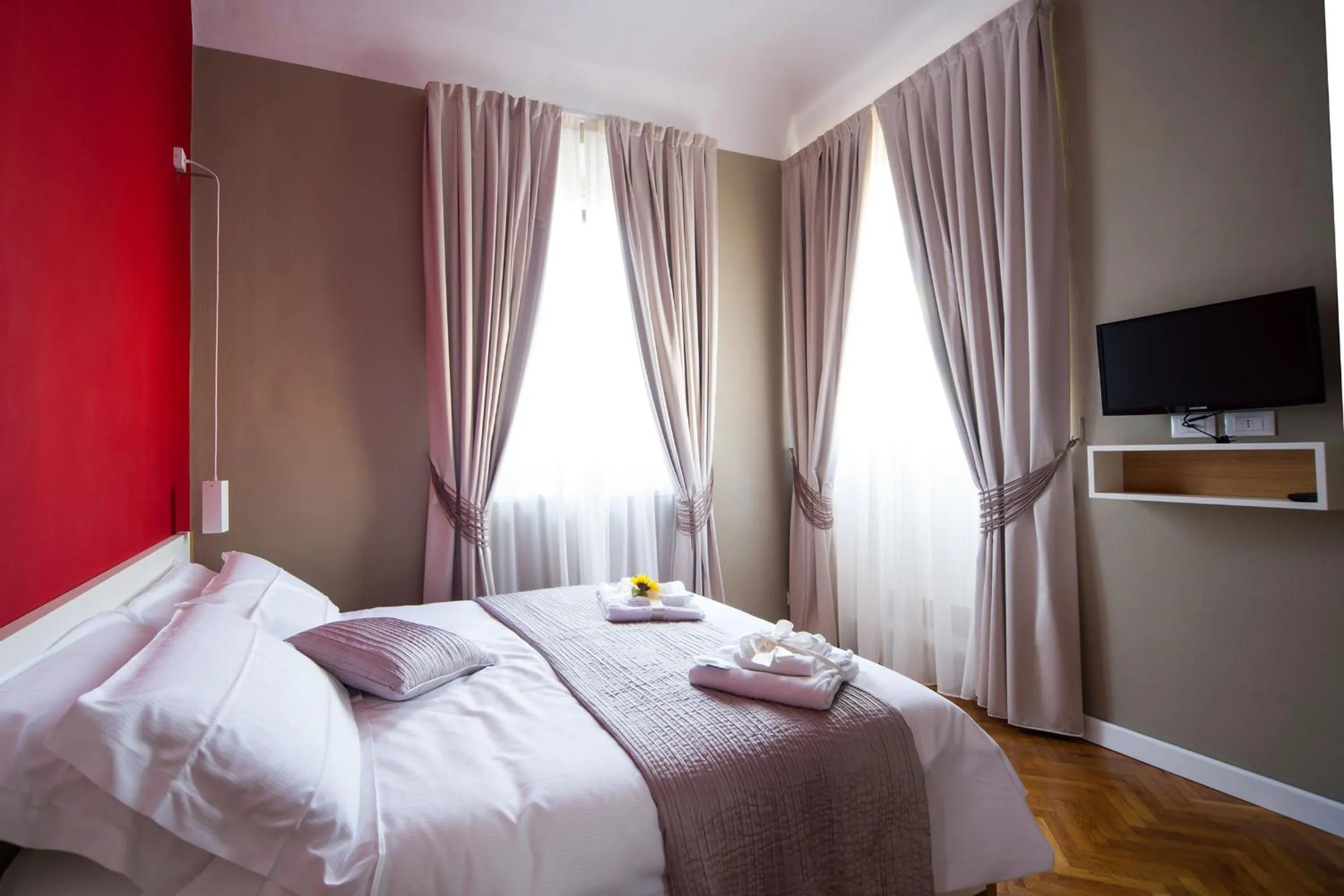 TV and multimedia, Bed in Residenza d'Epoca Visacci