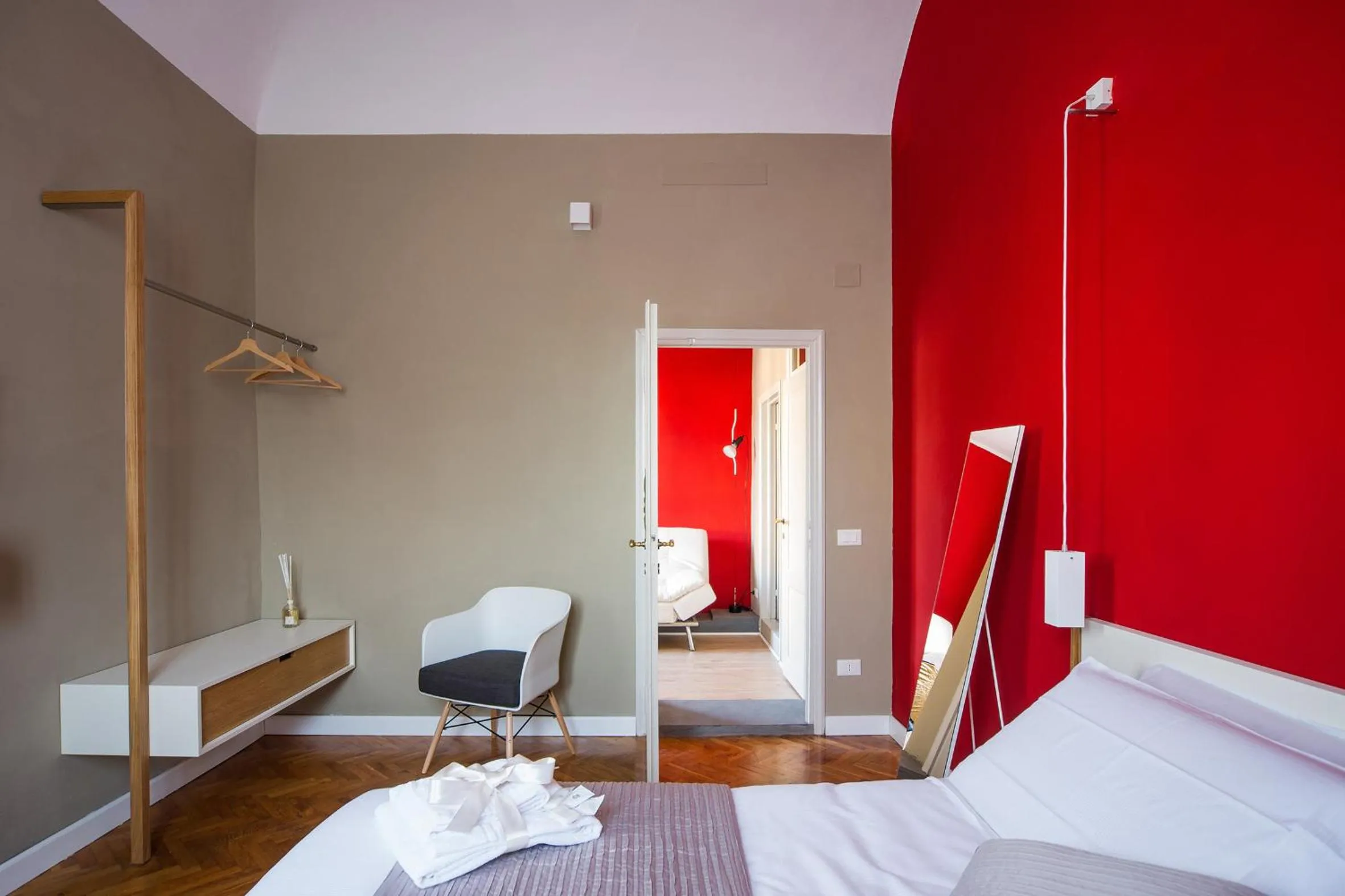 TV and multimedia, Bed in Residenza d'Epoca Visacci