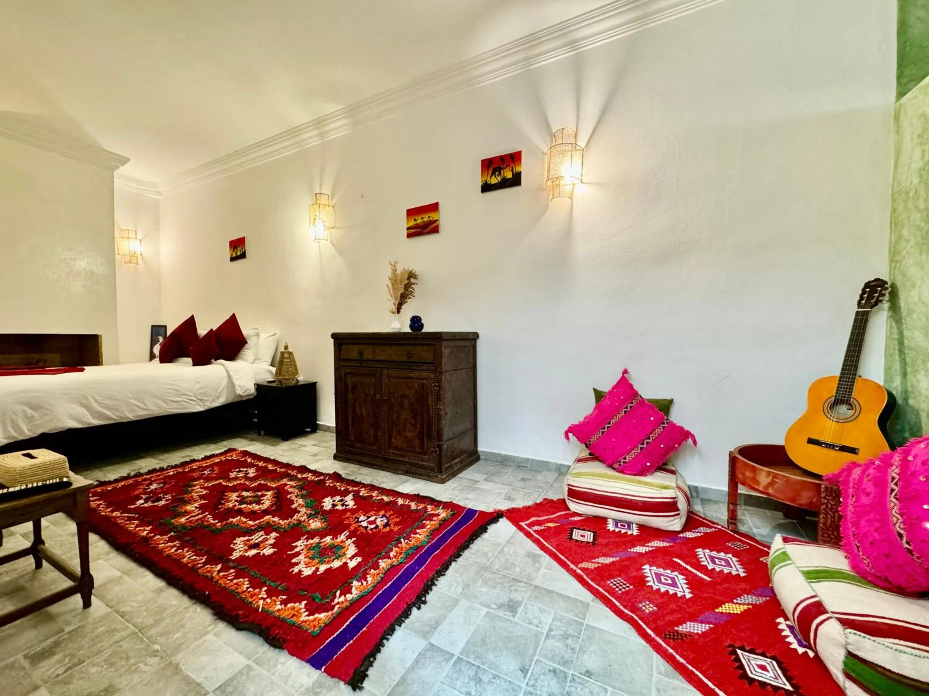 Bedroom, Bed in Riad Iklil