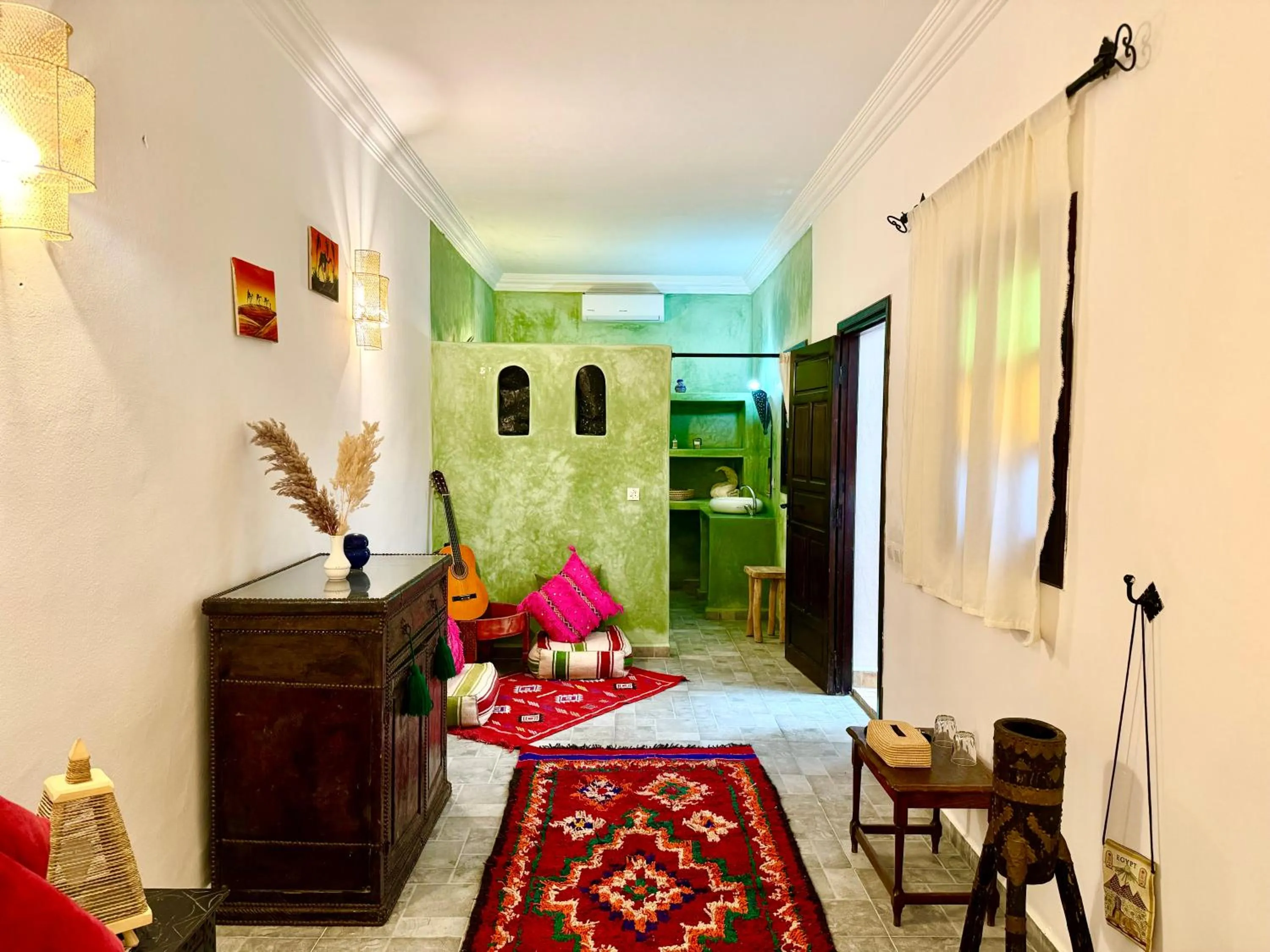 Bedroom in Riad Iklil