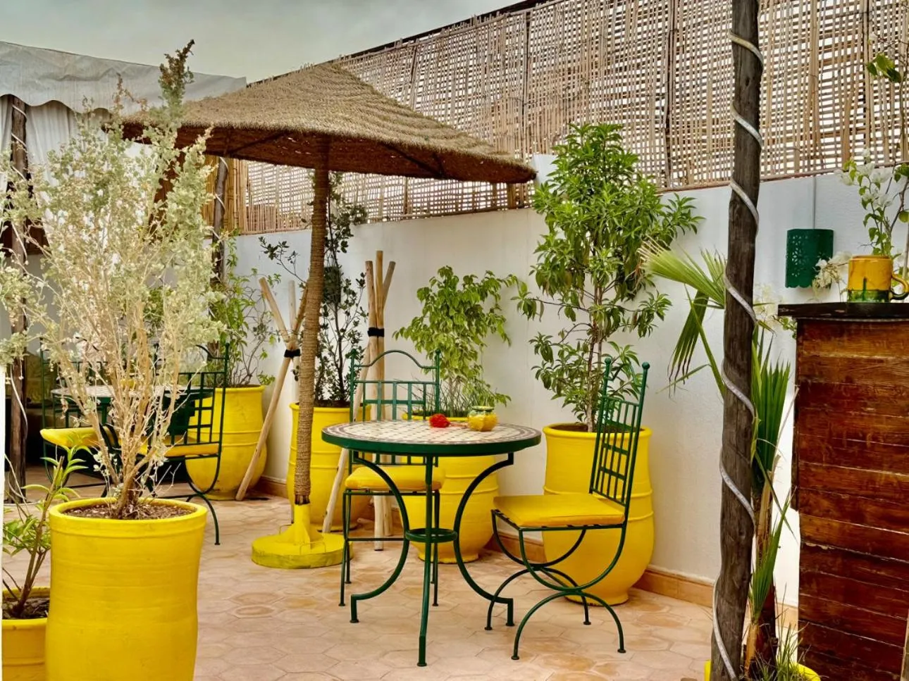 Patio in Riad Iklil